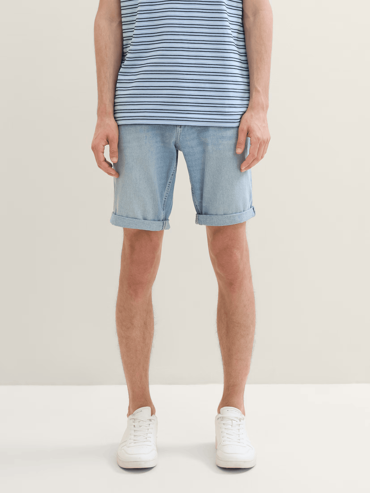 Tom Tailor Light Stone Blue Denim Short