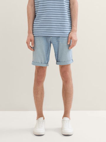 Tom Tailor Light Stone Blue Denim Short