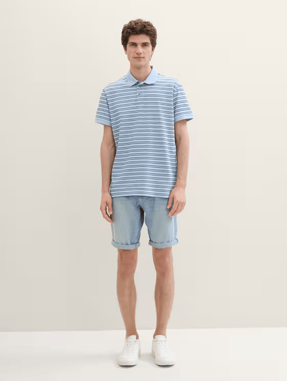 Tom Tailor Light Stone Blue Denim Short