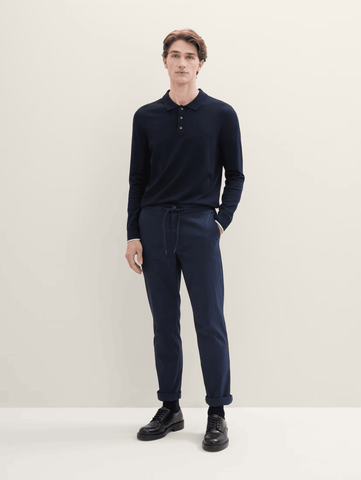 Tom Tailor Navy Blue Regular Chino