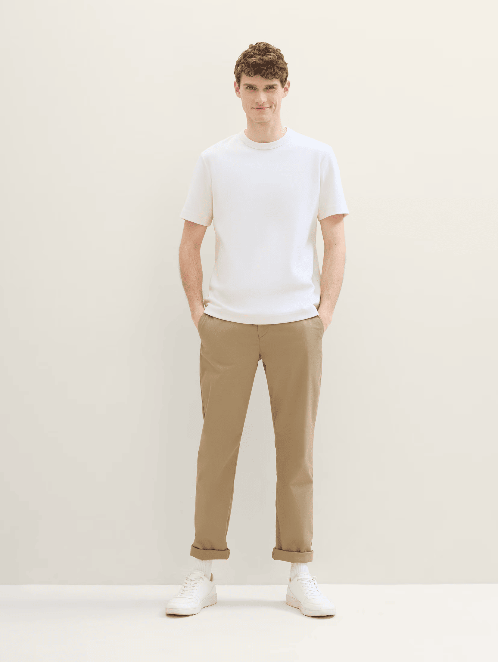 Tom Tailor Beige Regular Chino