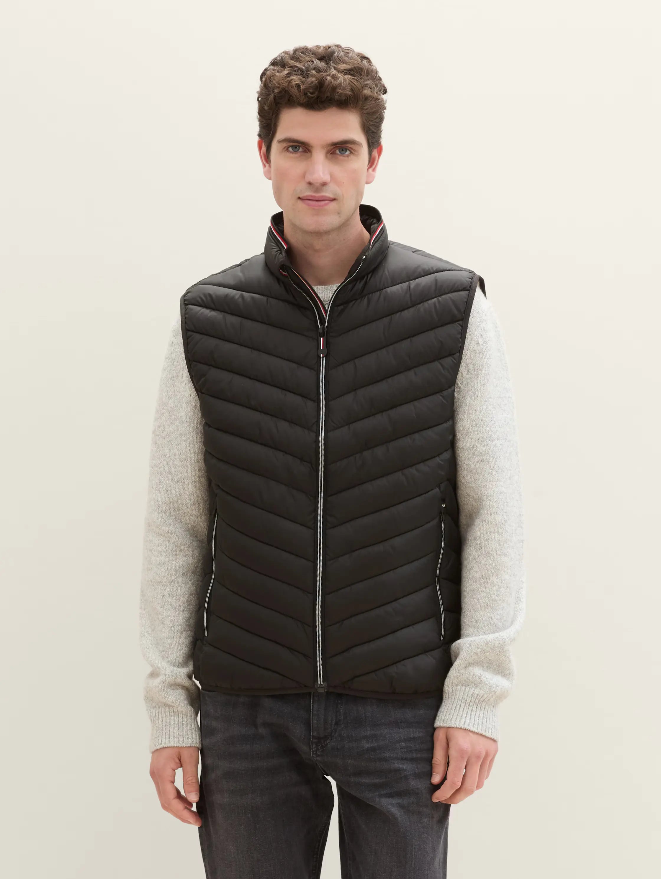 Tom Tailor Light Weight Black Vest