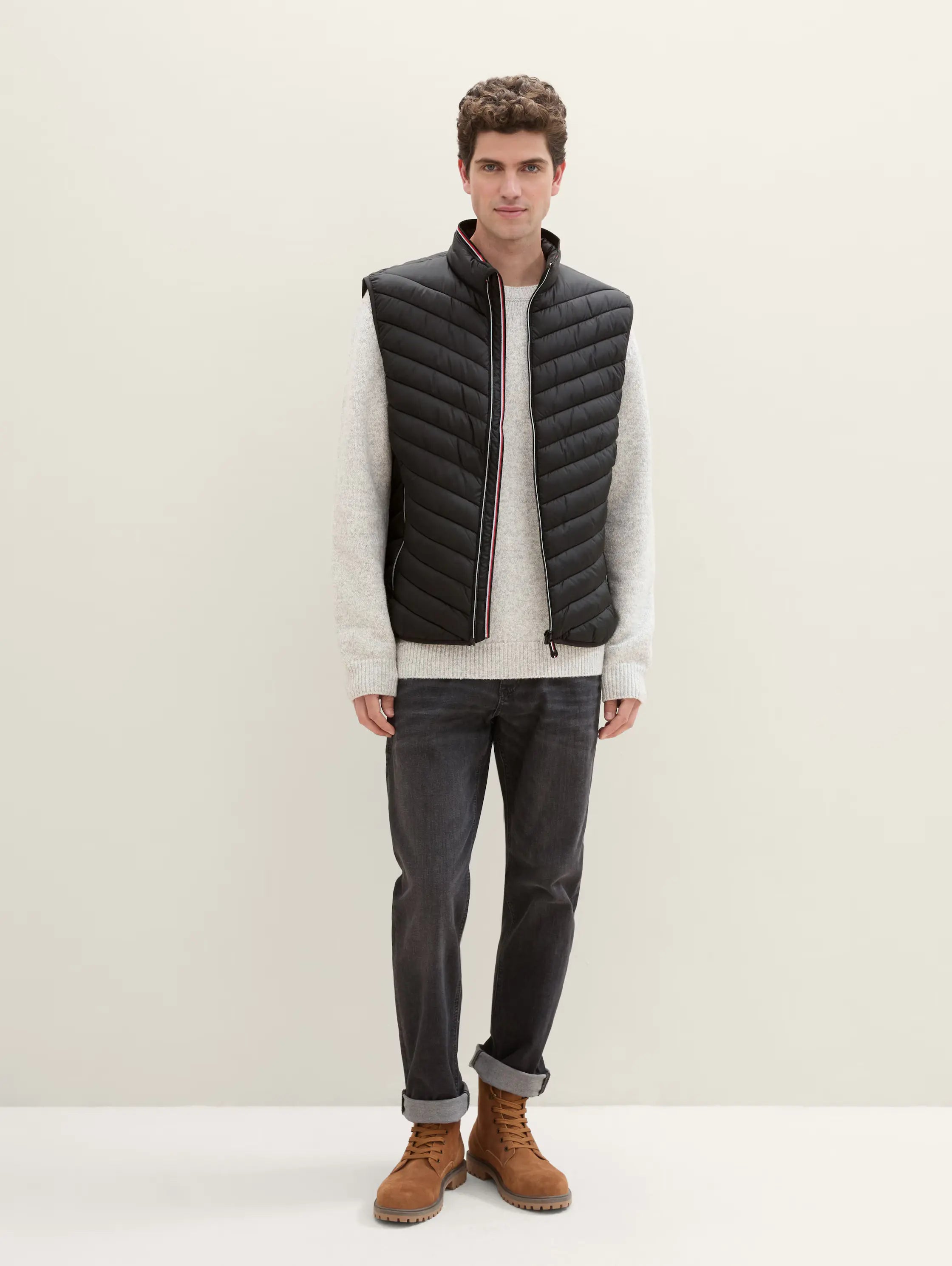 Tom Tailor Light Weight Black Vest