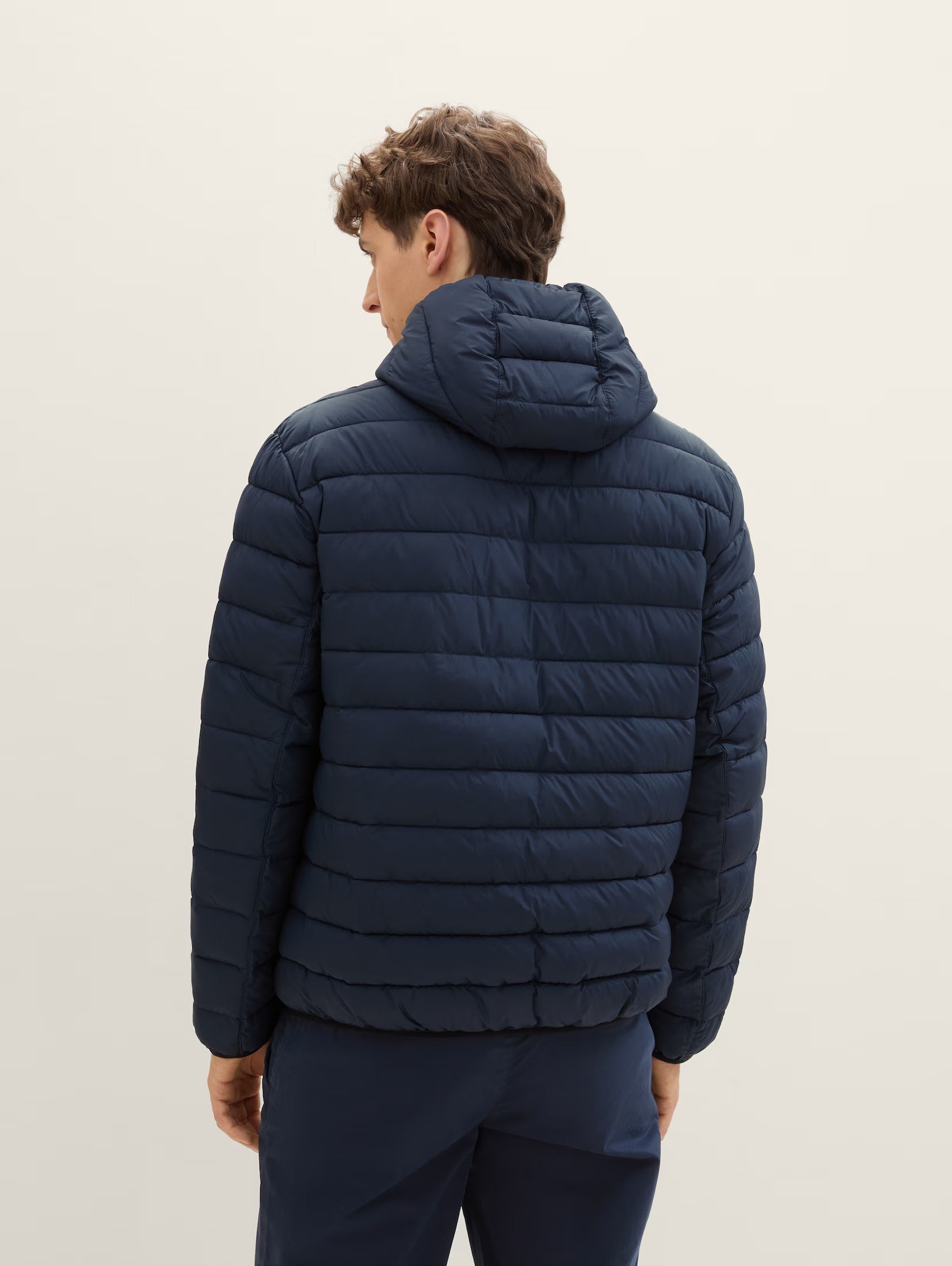 Tom Tailor Thin Navy Jacket With Hood