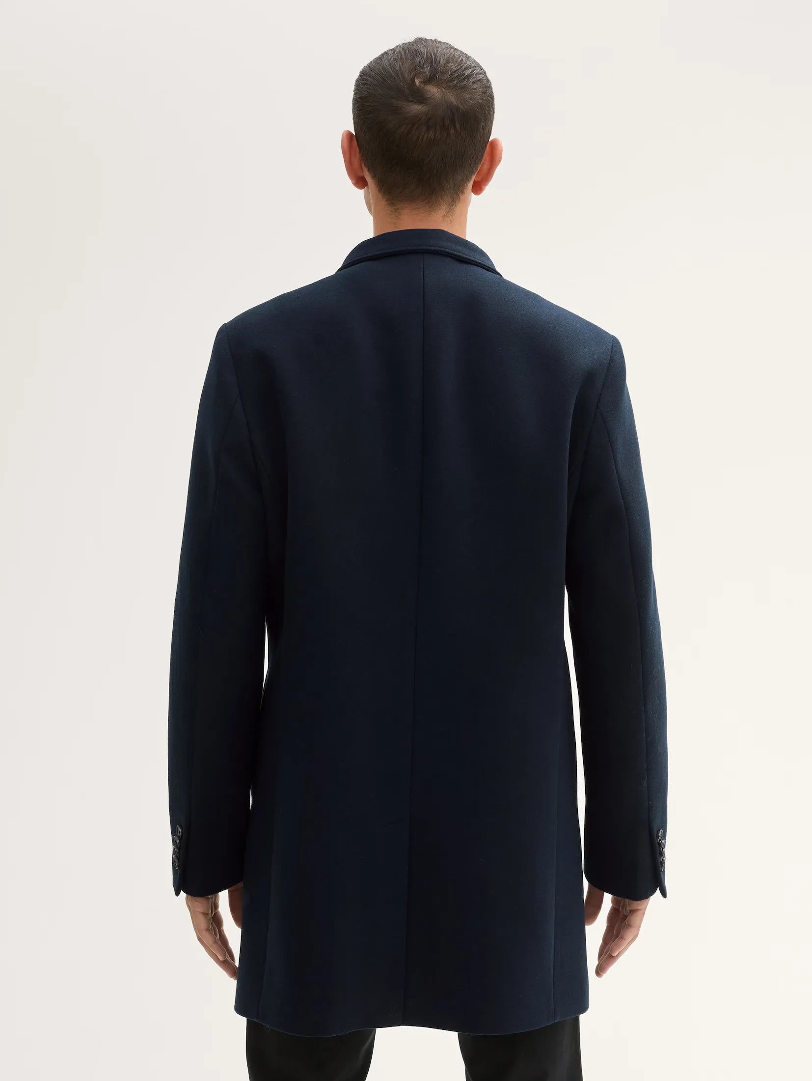 Tom Tailor Woolen Navy Coat