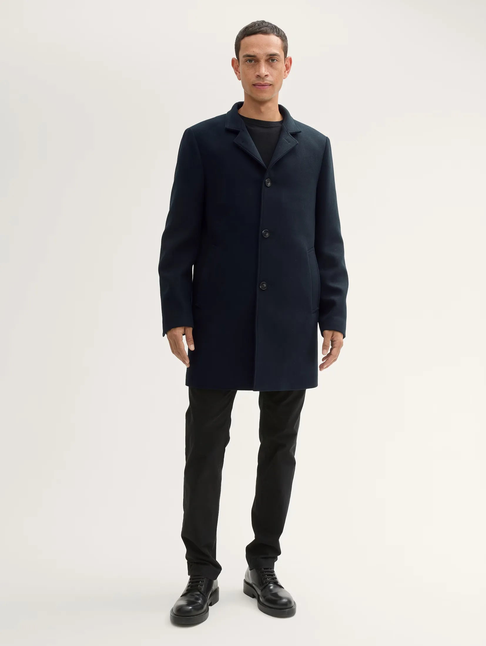 Tom Tailor Woolen Navy Coat