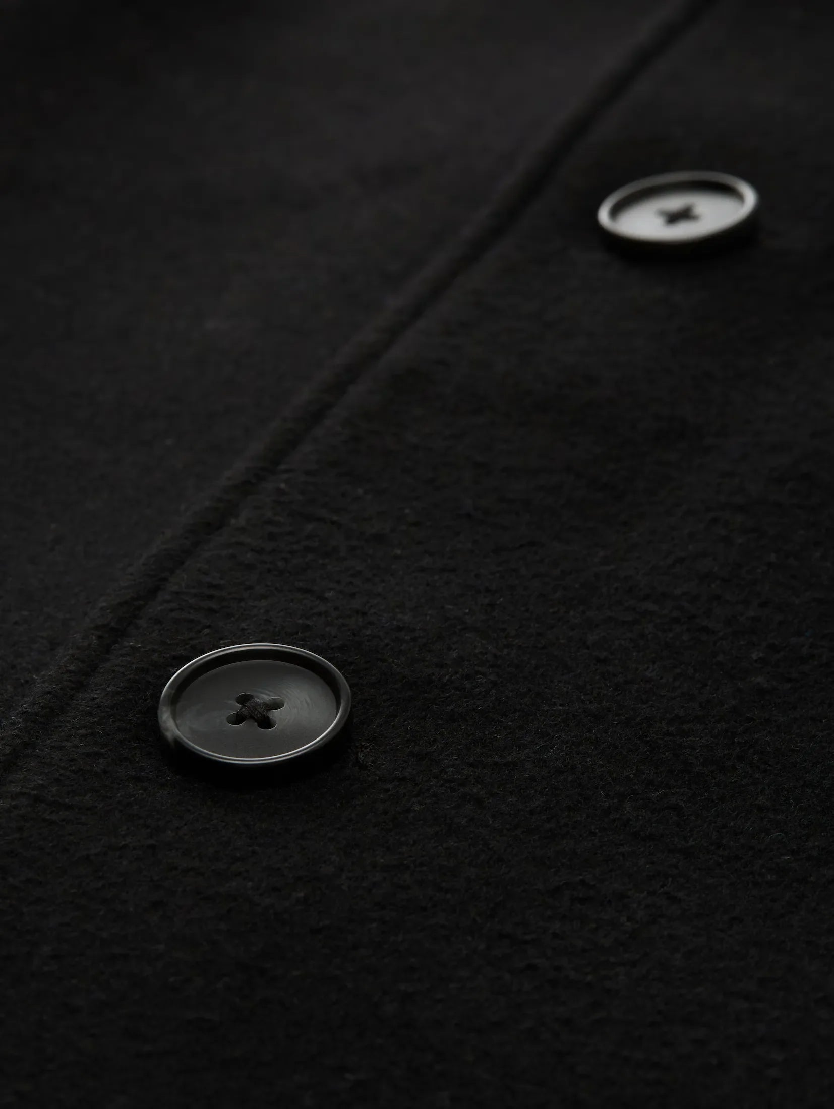 Tom Tailor Woolen Black Coat