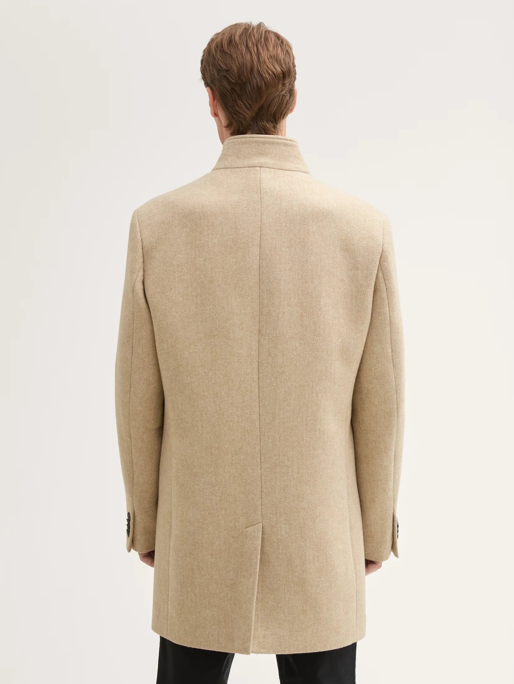 Tom Tailor Woolen Beige Coat