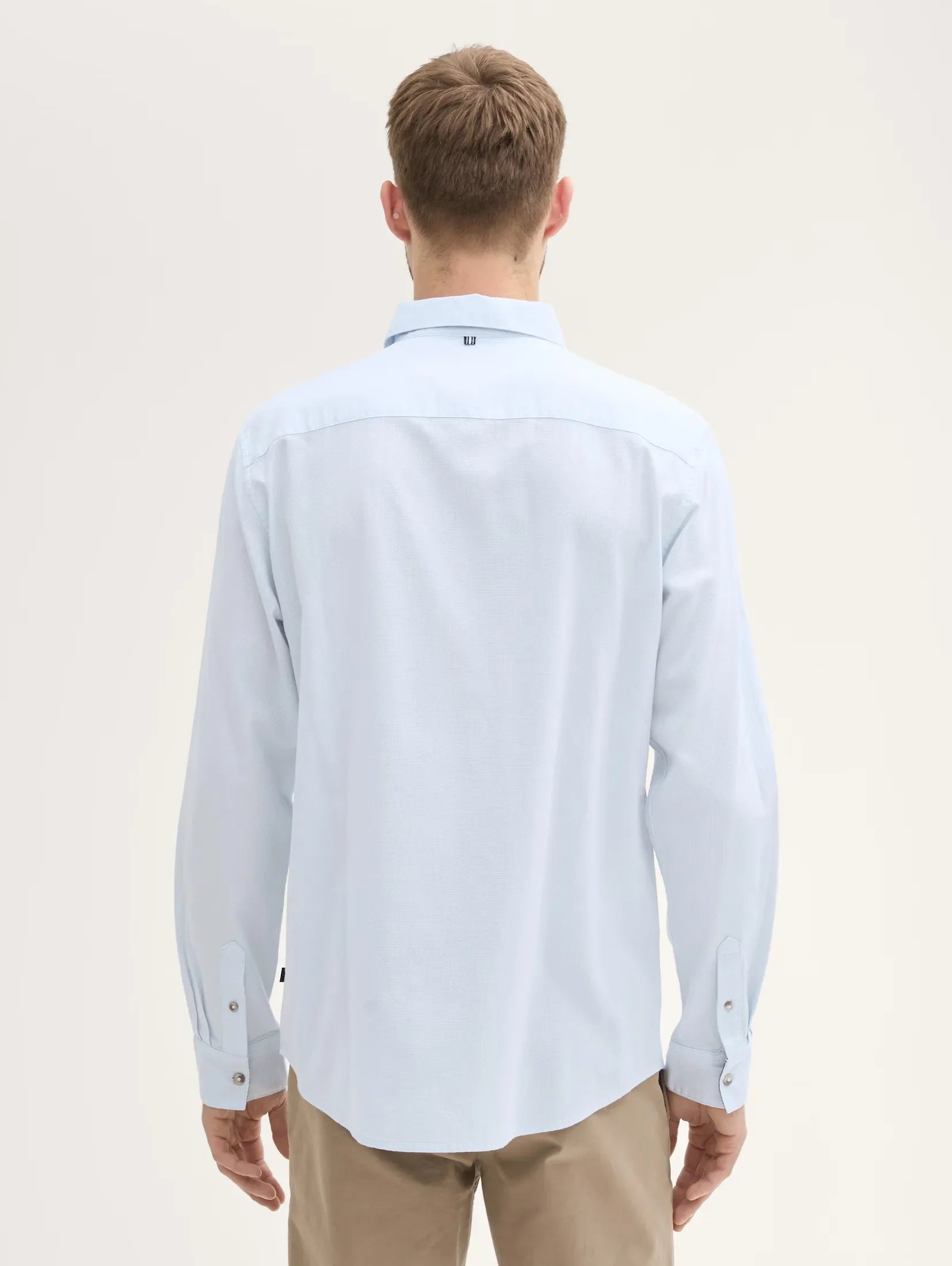 Tom Tailor Printed Light Blue Shirt