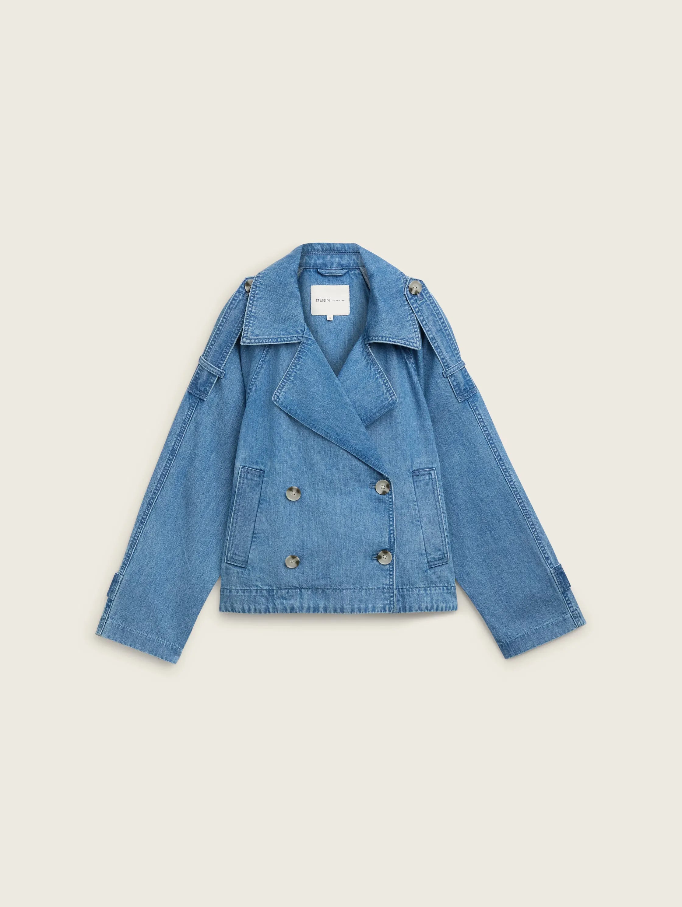 Tom Tailor Loose Fit Blue Denim Jacket