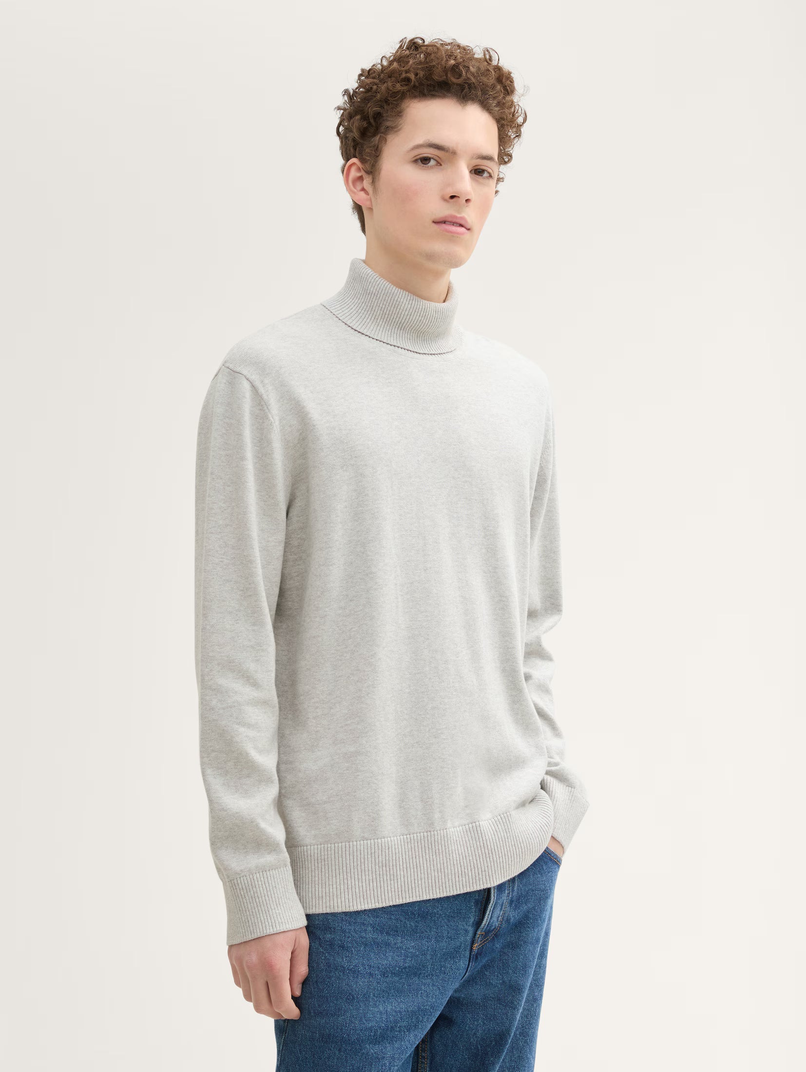 Tom Tailor Grey Basic Turtle Neck