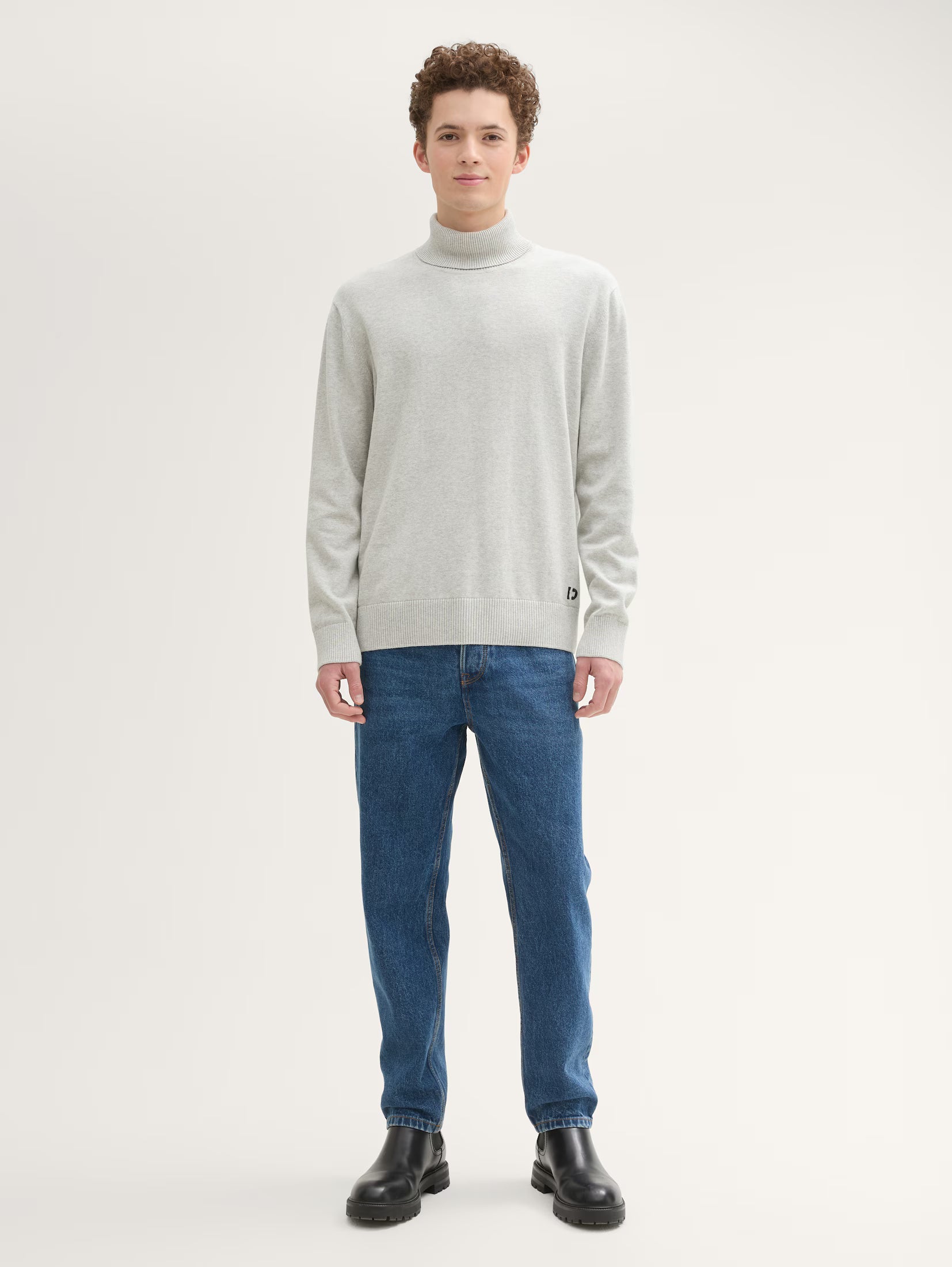 Tom Tailor Grey Basic Turtle Neck