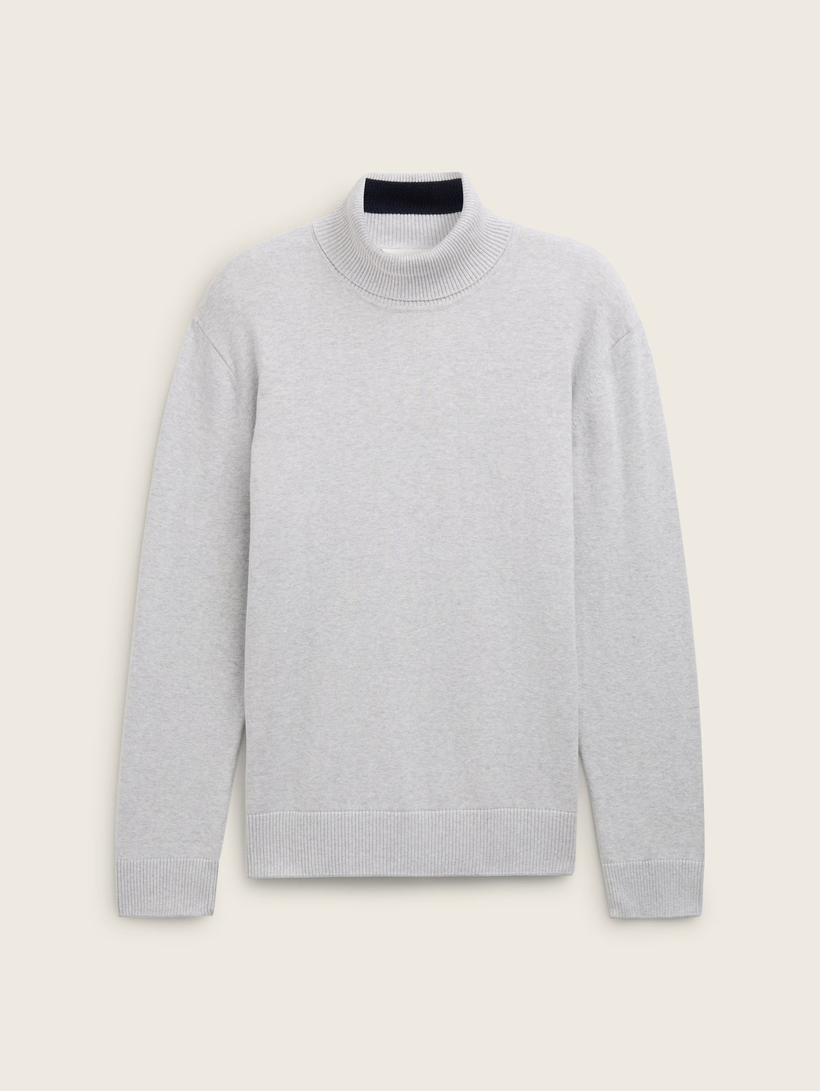 Tom Tailor Grey Basic Turtle Neck