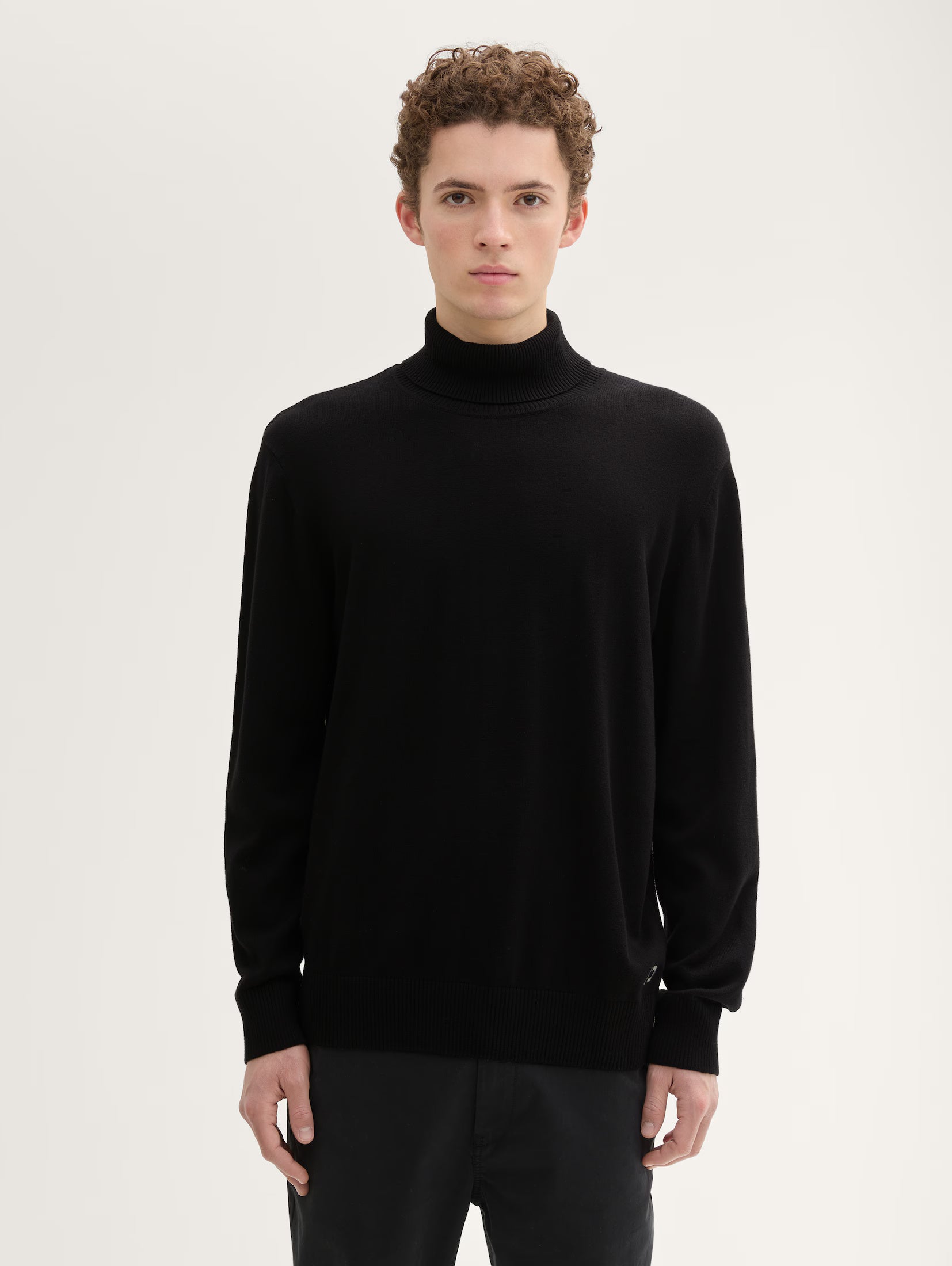 Tom Tailor Black Basic Turtle Neck