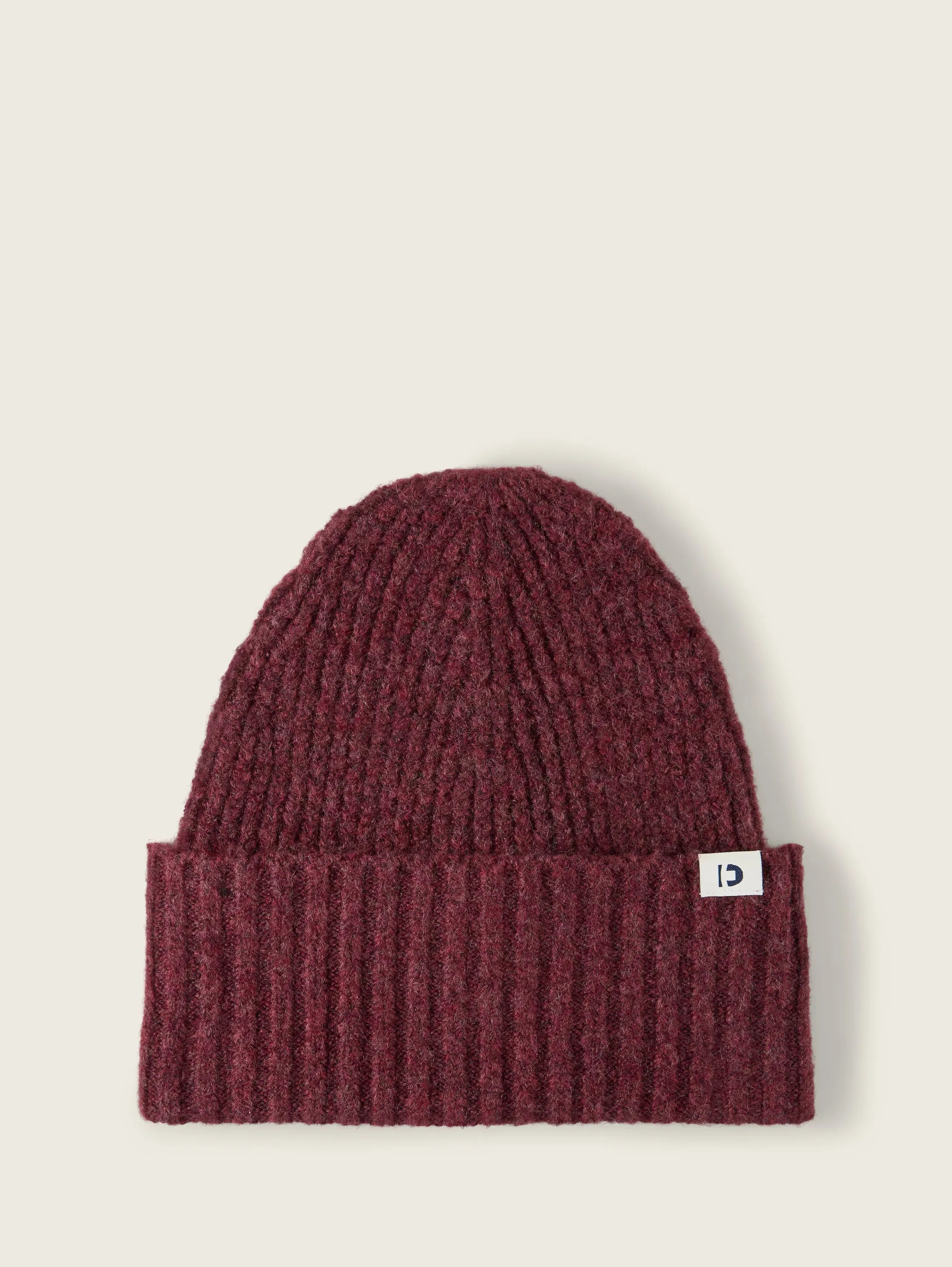 Tom Tailor Ribbed Beanies Red Hat