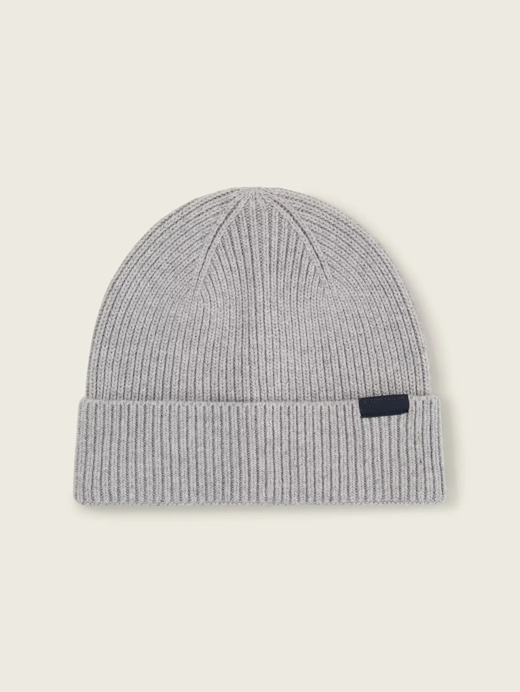 Tom Tailor Basic Woolen Grey Beanie