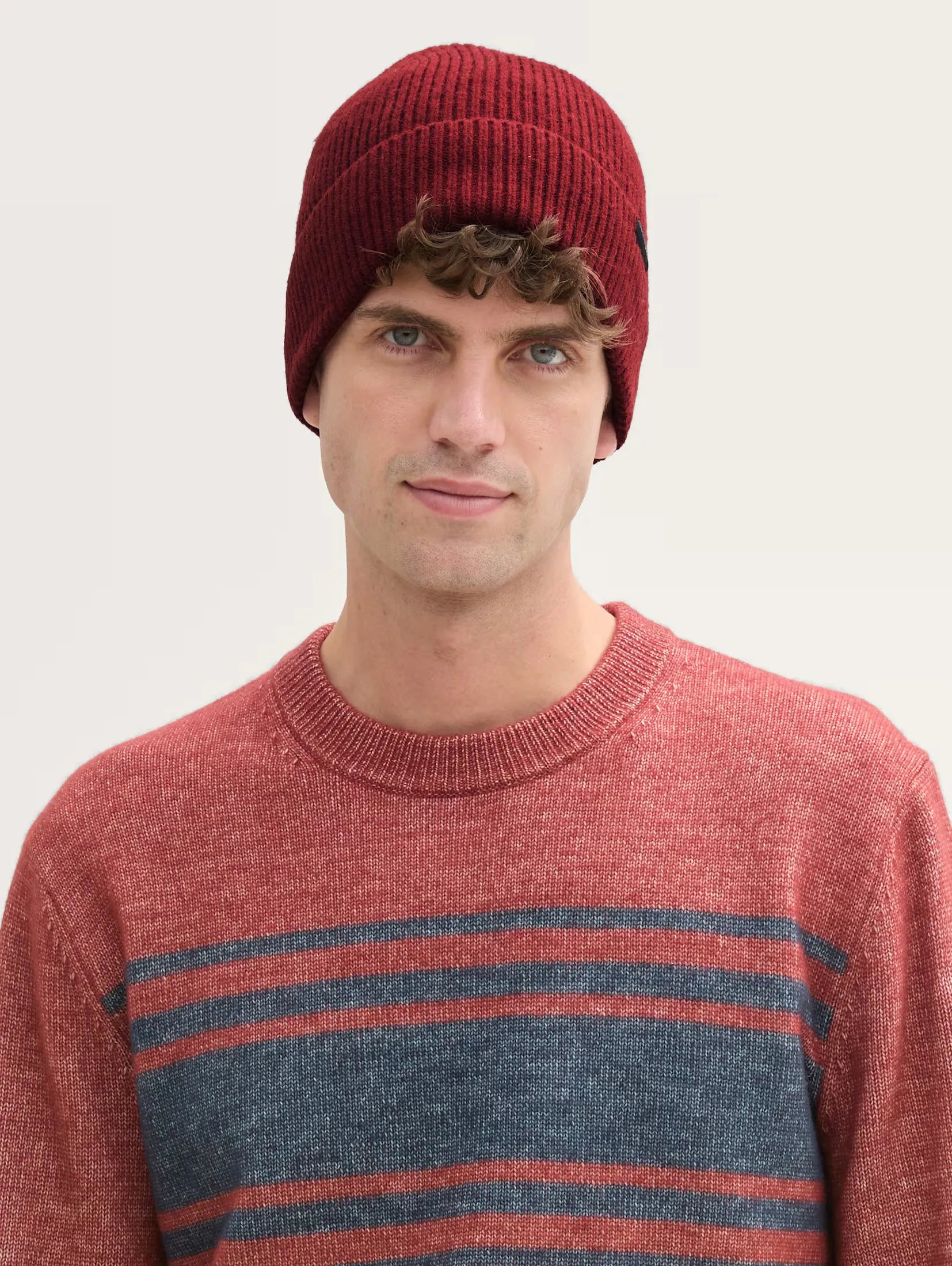 Tom Tailor Basic Woolen Bordo Beanie