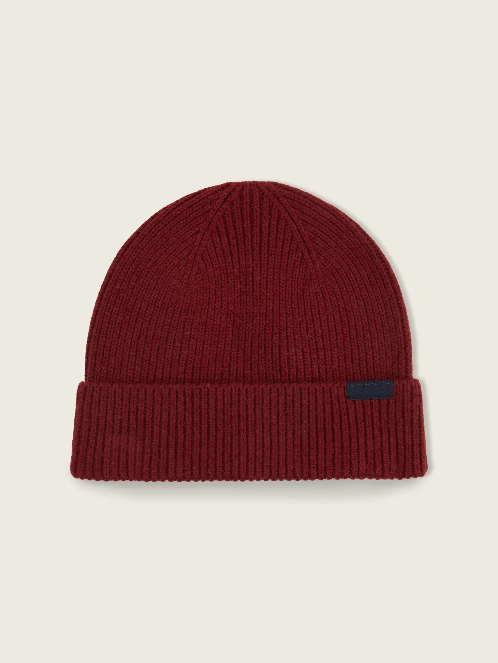 Tom Tailor Basic Woolen Bordo Beanie