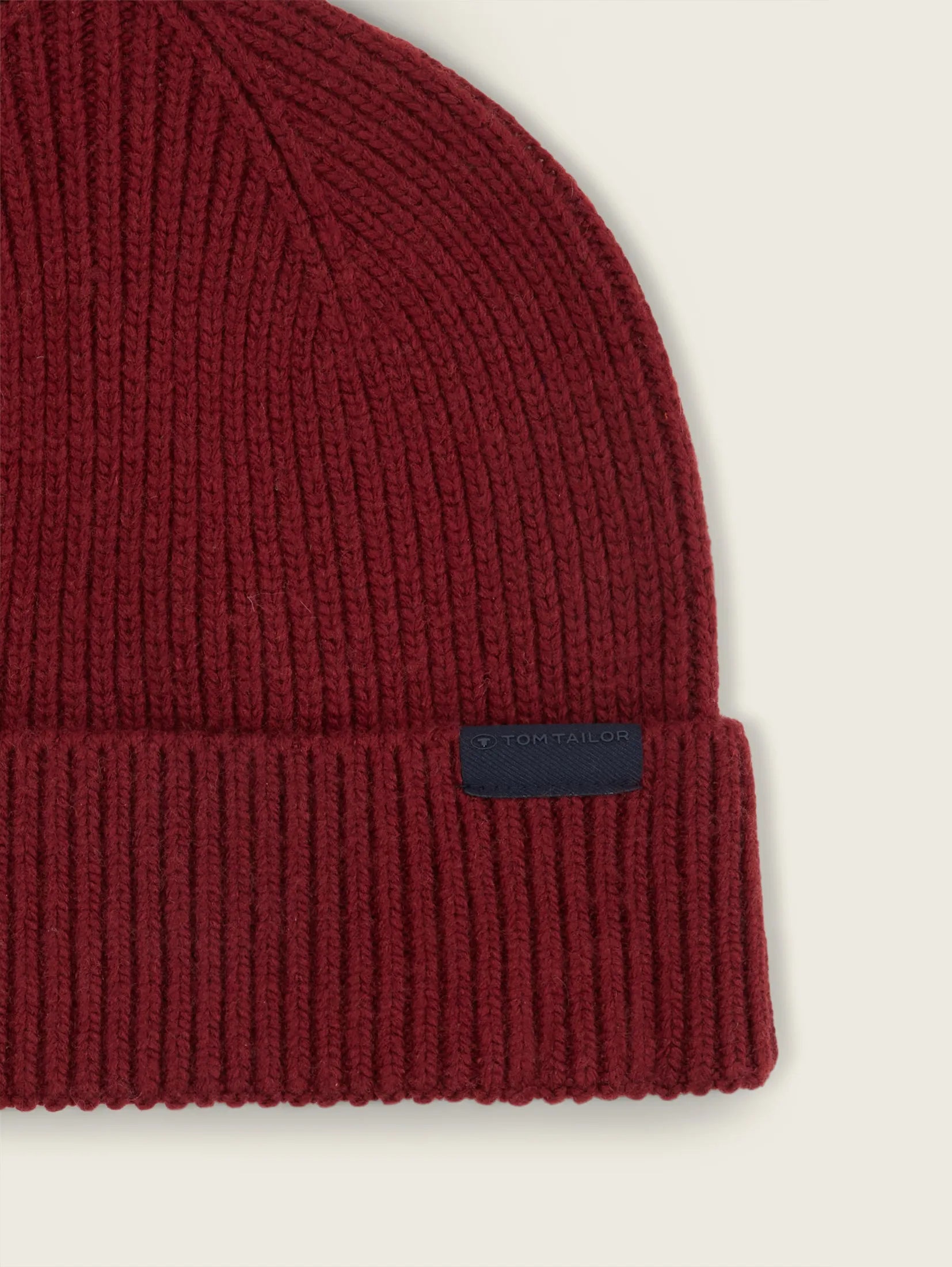 Tom Tailor Basic Woolen Bordo Beanie