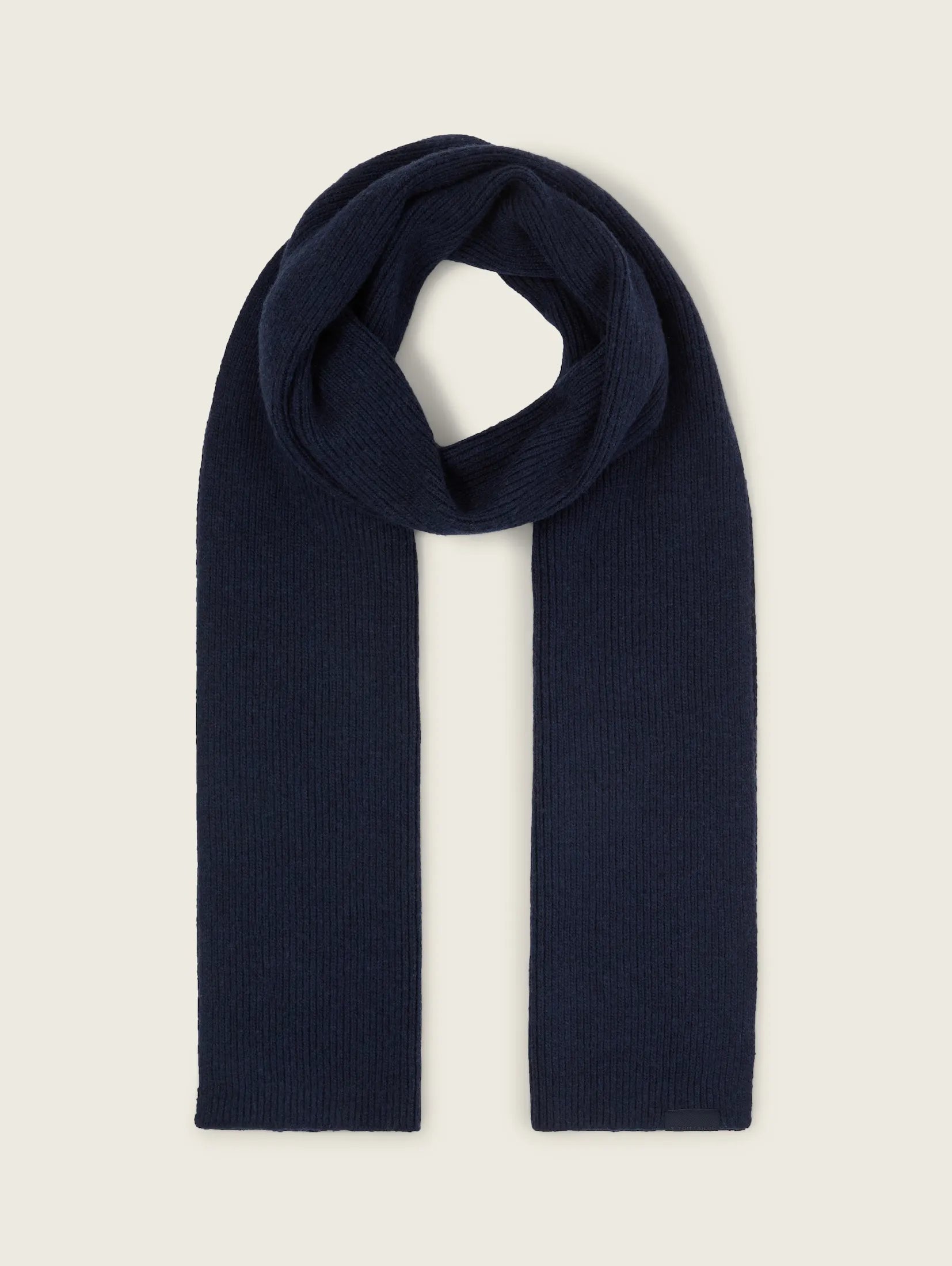 Tom tailor Woolen Knit Navy Scarf