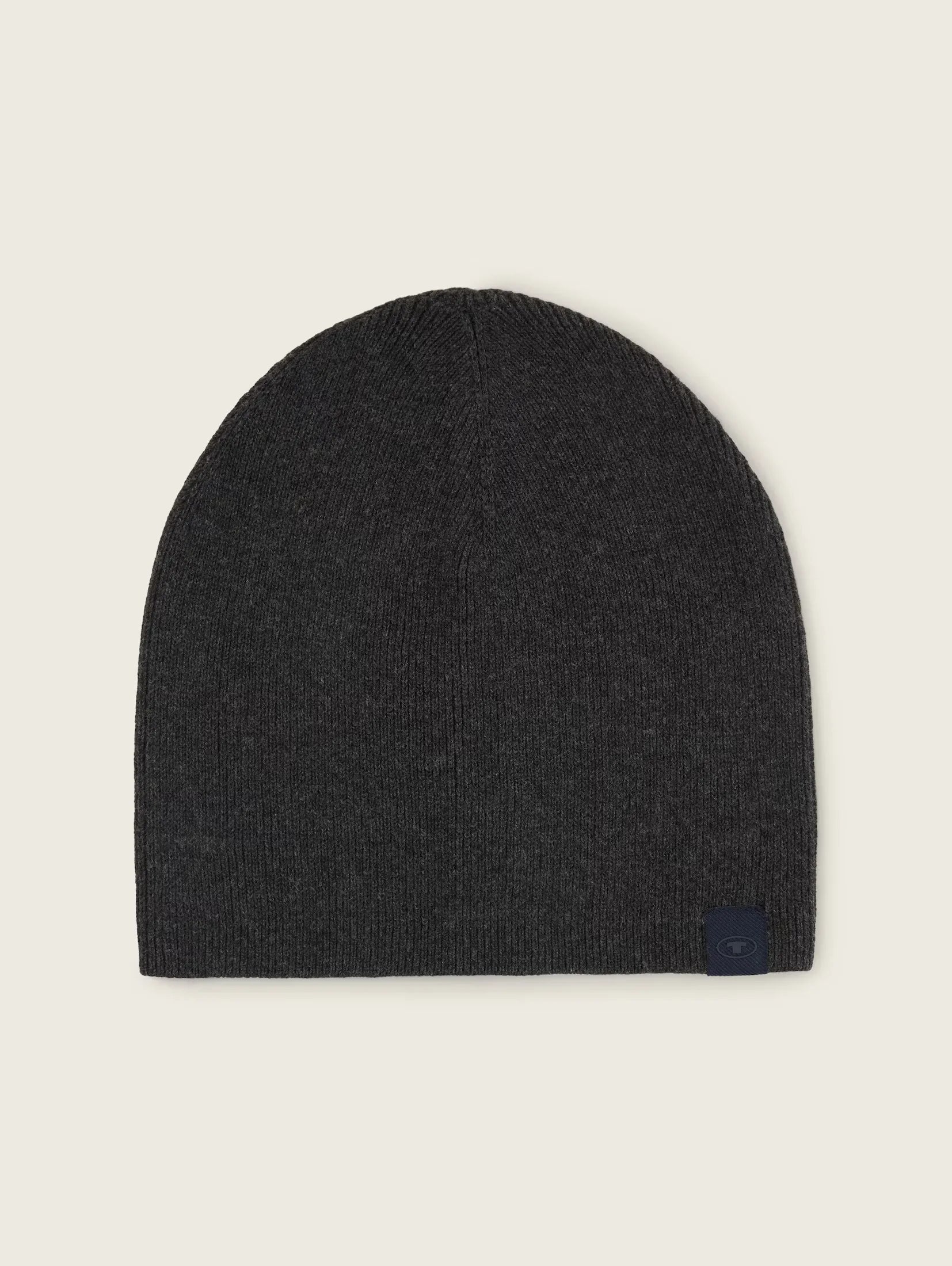 Tom Tailor Black Grey Beanie