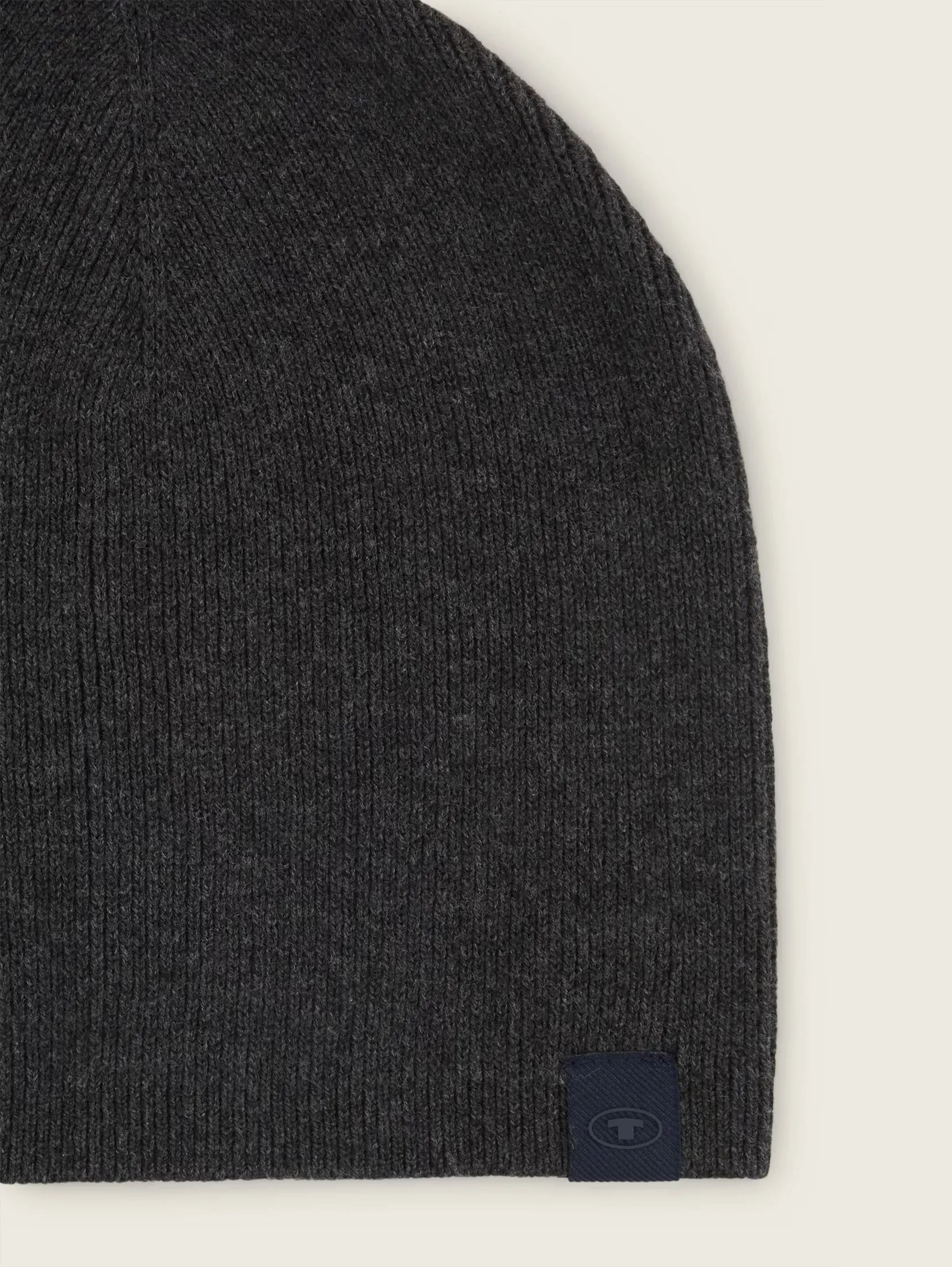 Tom Tailor Black Grey Beanie