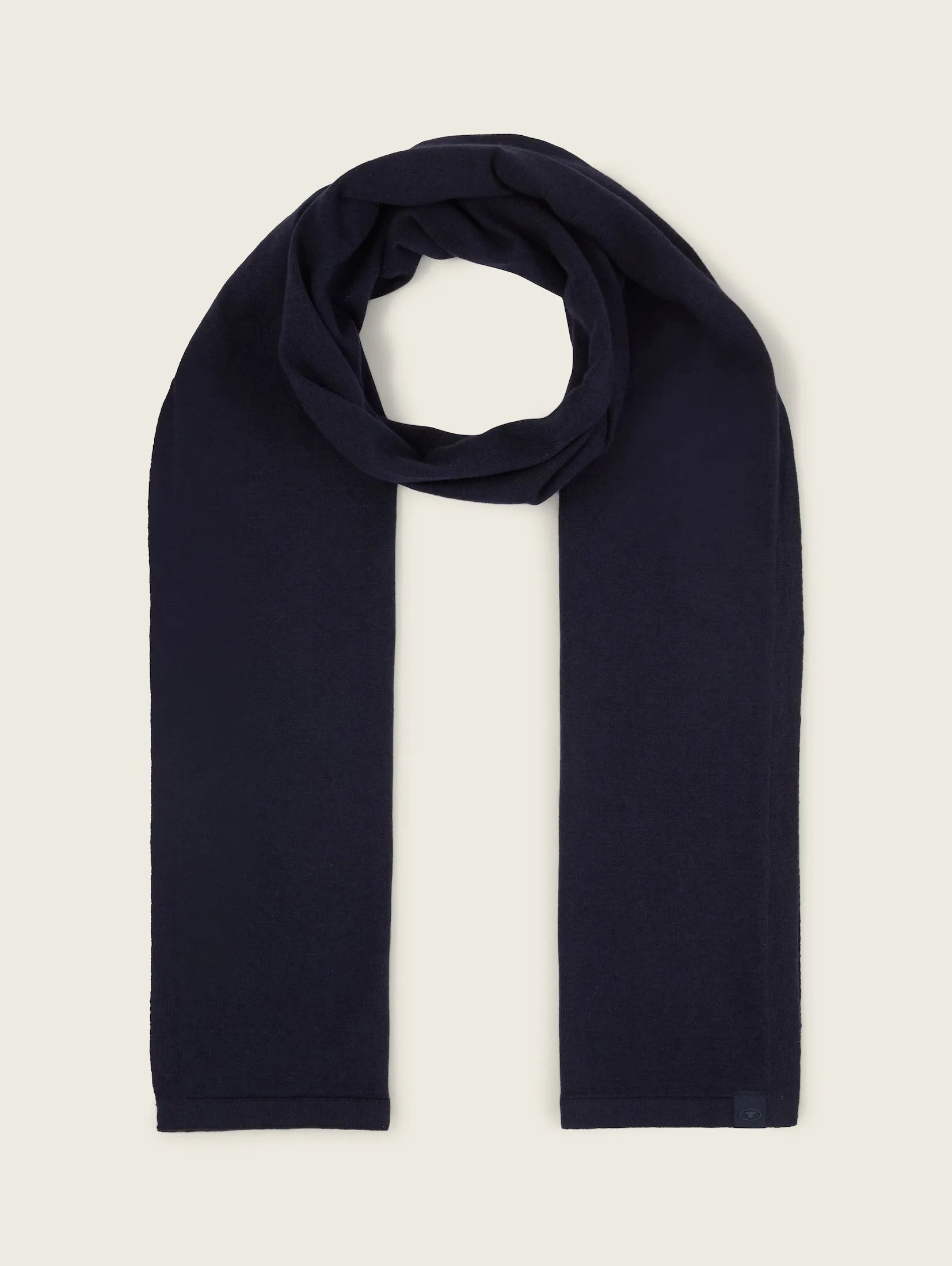 Tom Tailor Recycled Cashmere Navy Scarf