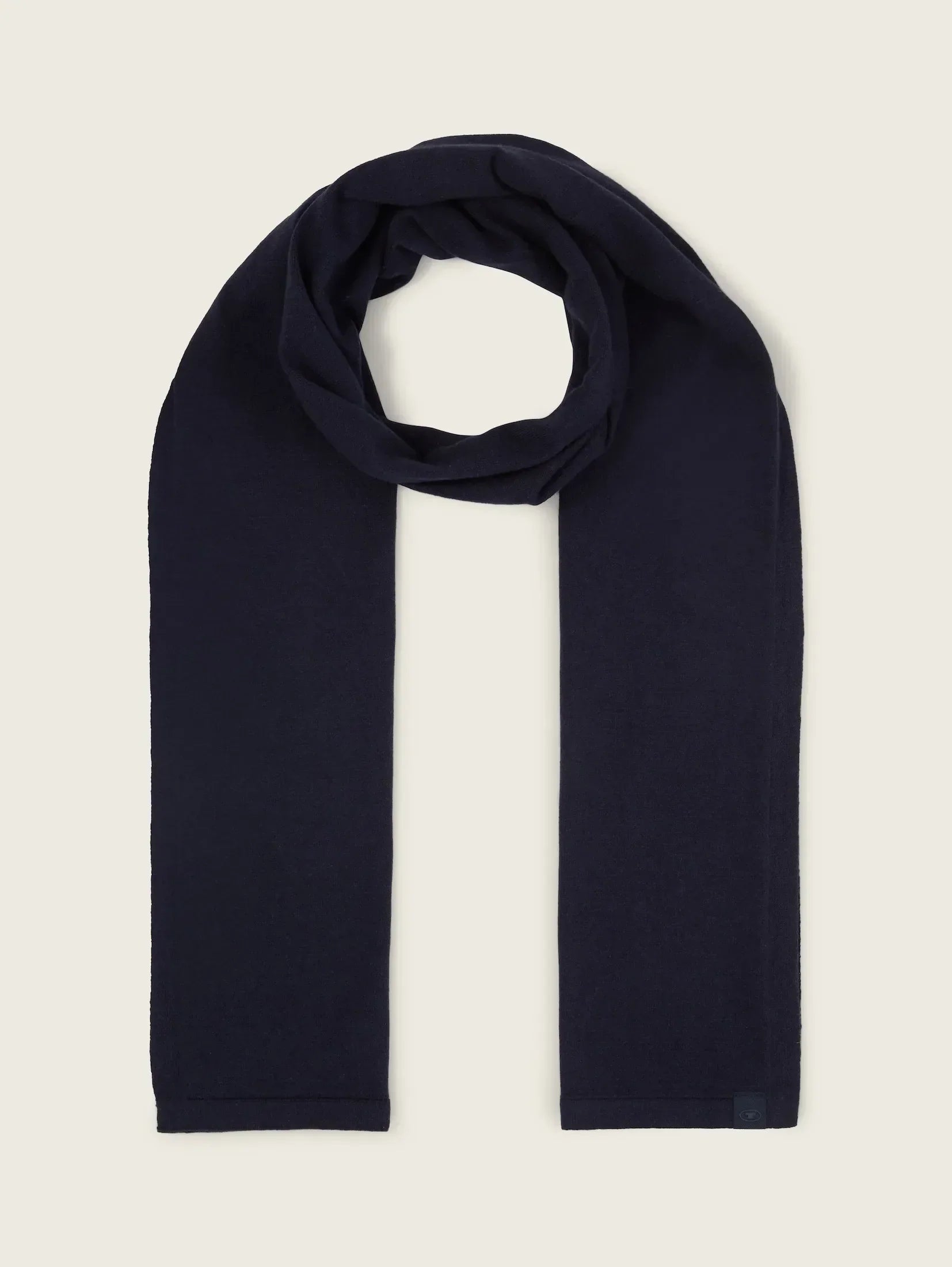 Tom Tailor Recycled Cashmere Black Grey Scarf