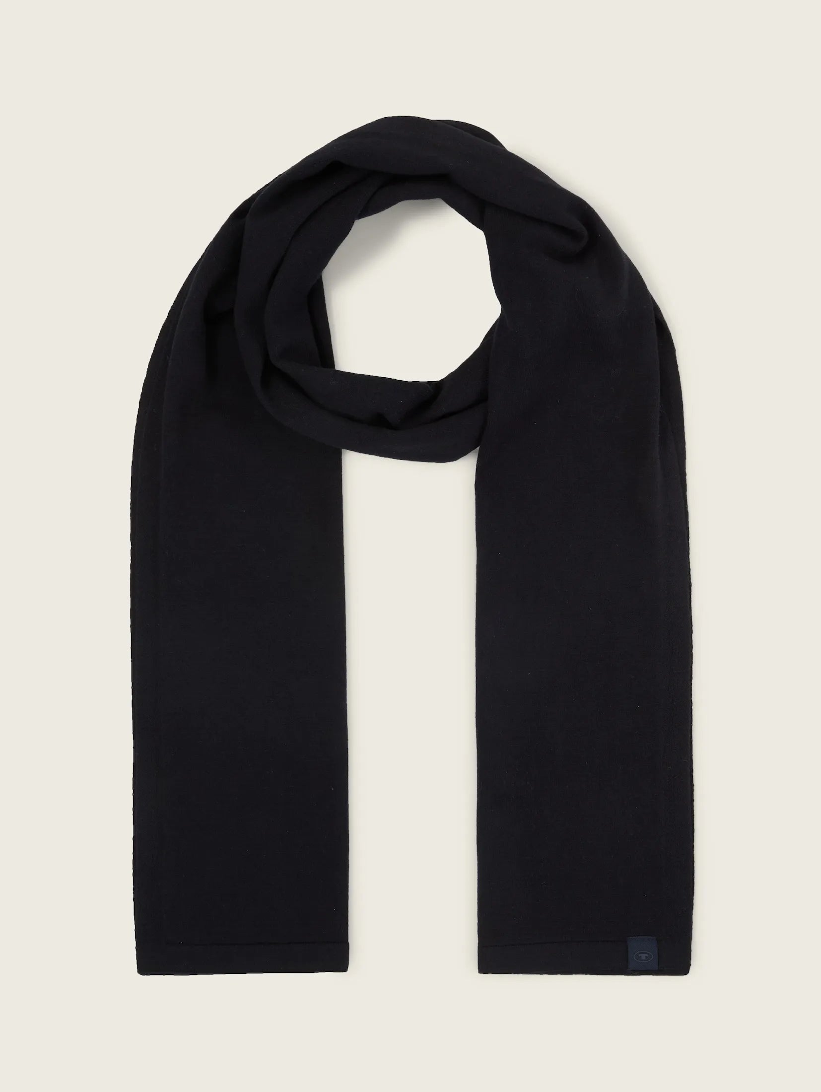 Tom Tailor Recycled Cashmere Black Scarf