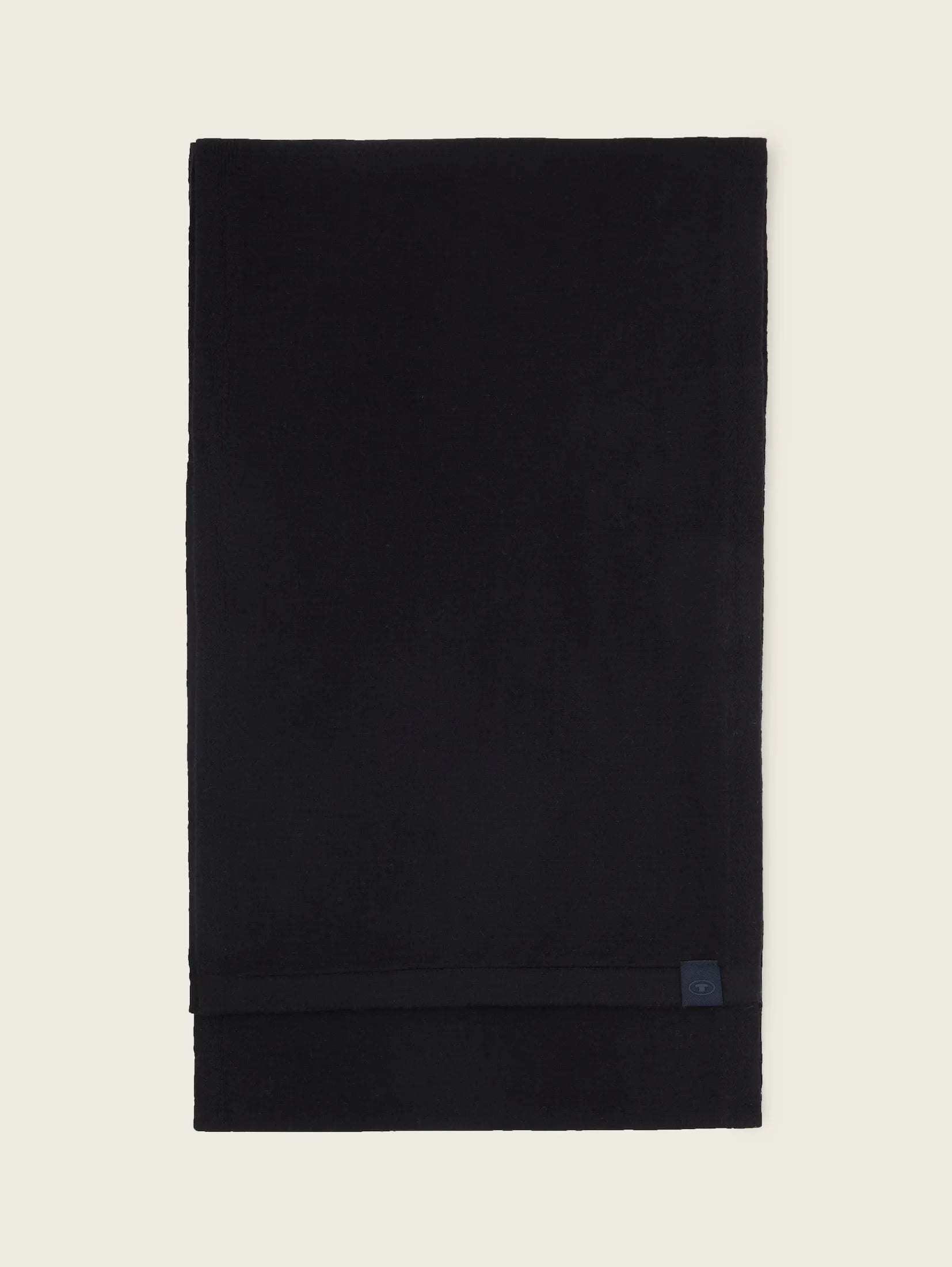 Tom Tailor Recycled Cashmere Black Scarf