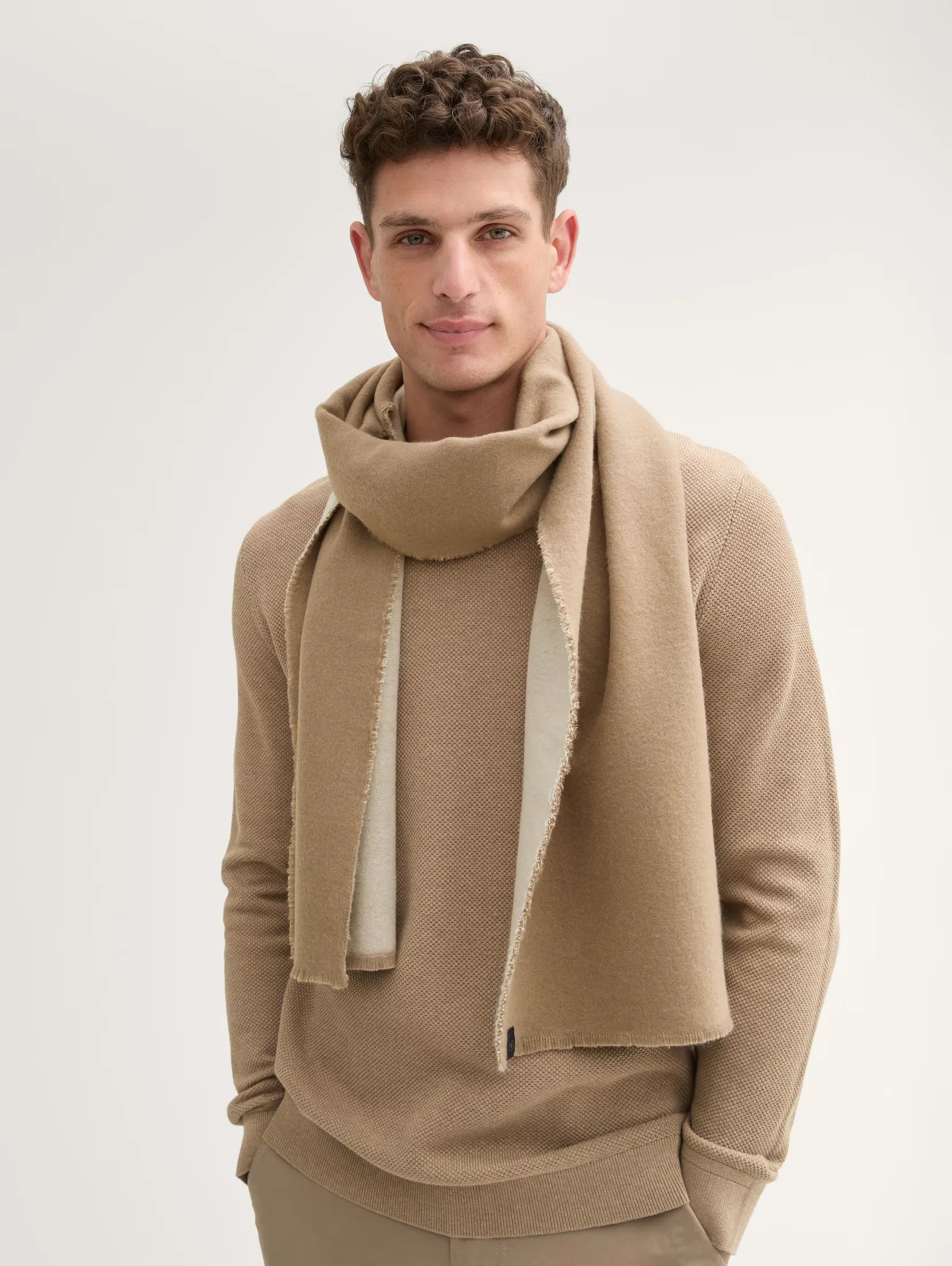 Tom Tailor Mountain Taupe Basic Scarf