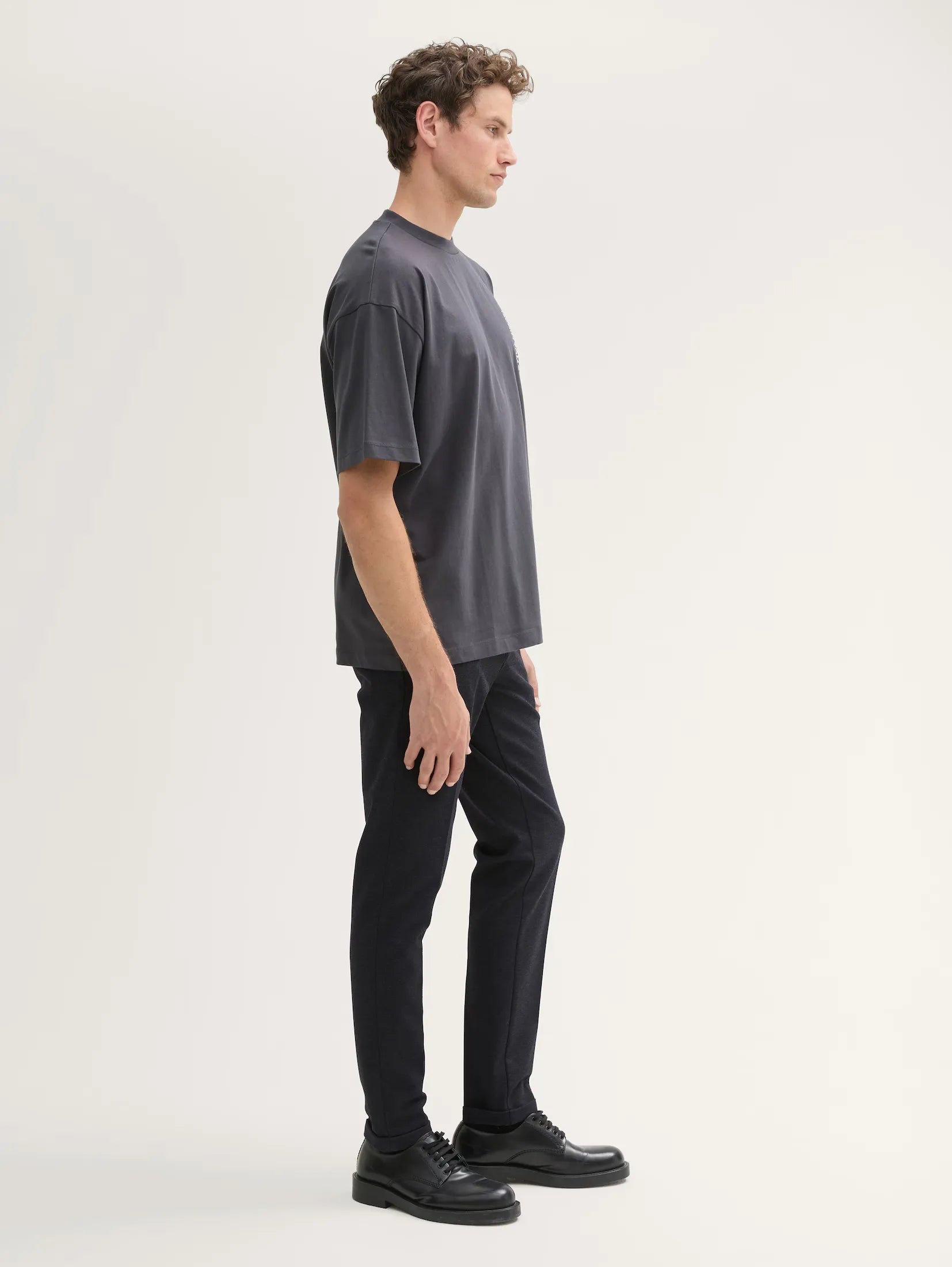 Tom Tailor Slim Jersey Anthracite Chino