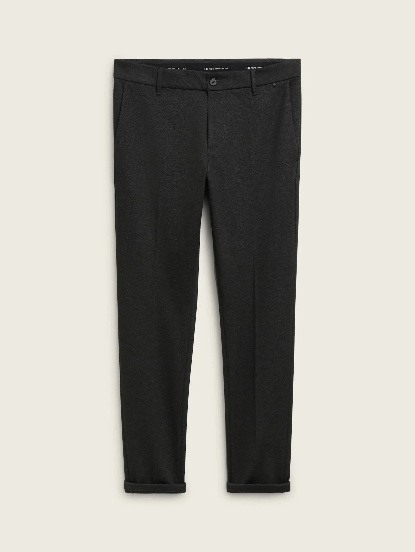 Tom Tailor Slim Jersey Anthracite Chino