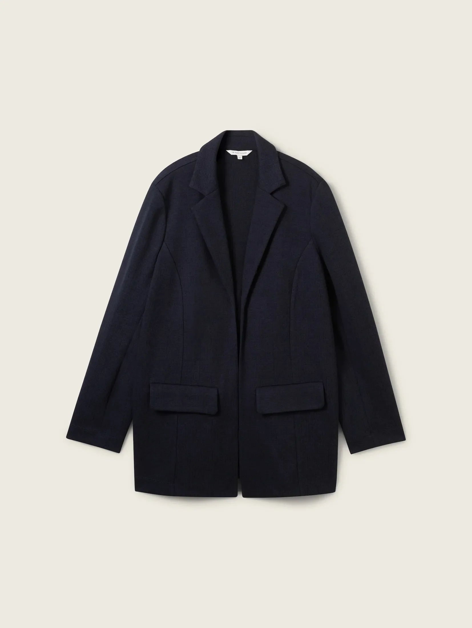 Tom Tailor Texture Navy Blazer