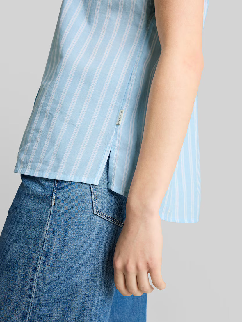Tom Tailor Blue White Striped Shirt