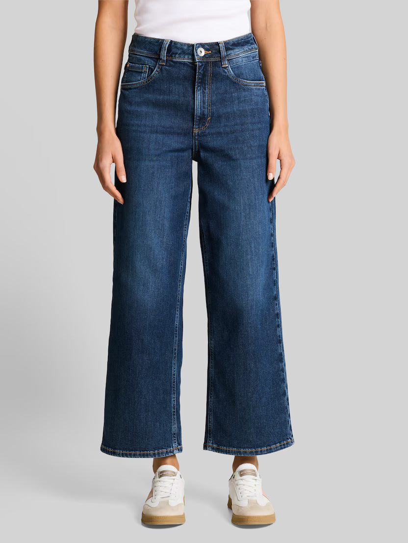 Tom Tailor Mid Stone Bright Blue High Waisted Jeans