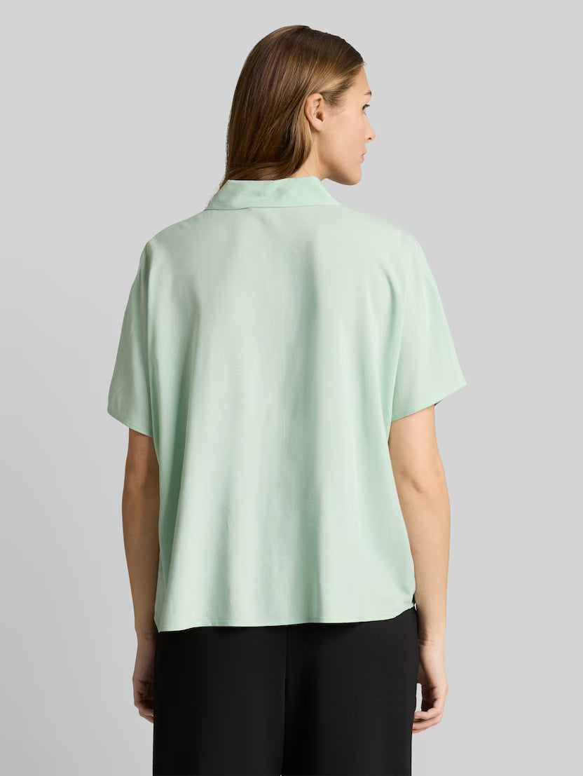 Tom Tailor Light Matcha Green Short Sleeved Shirt