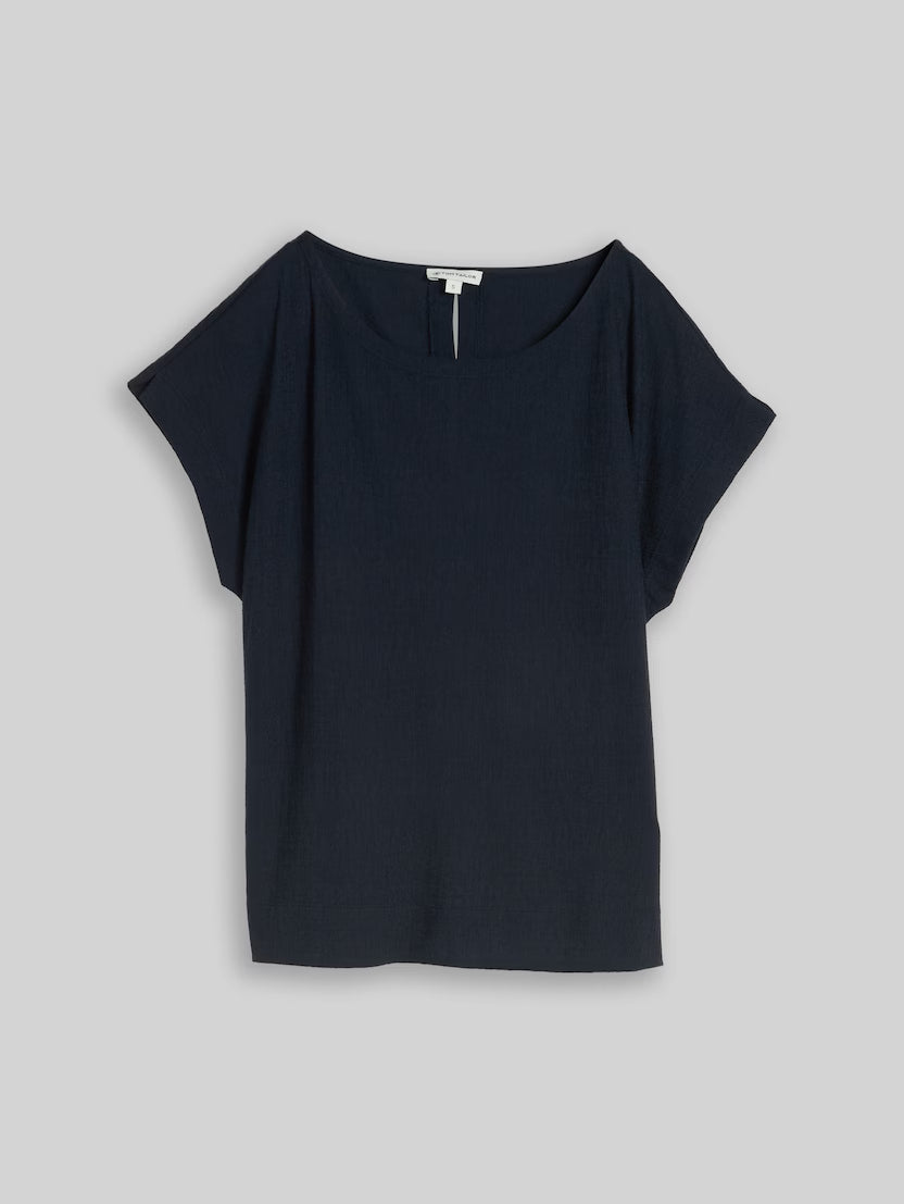 Tom Tailor Navy Loose-Fit T-Shir