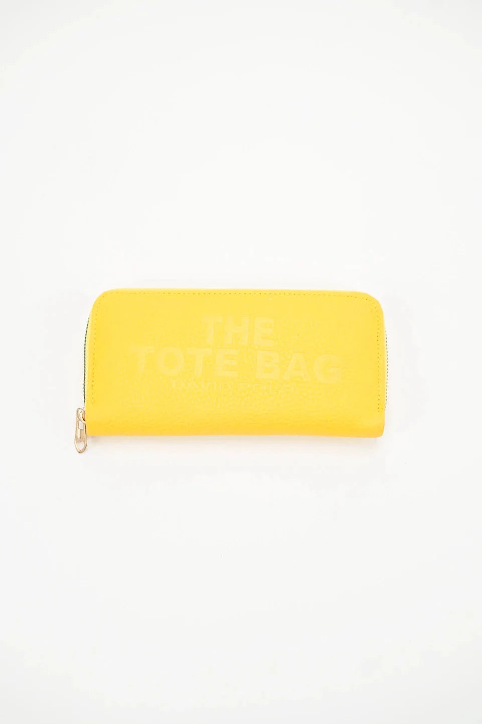 Long Yellow Leather Wallet