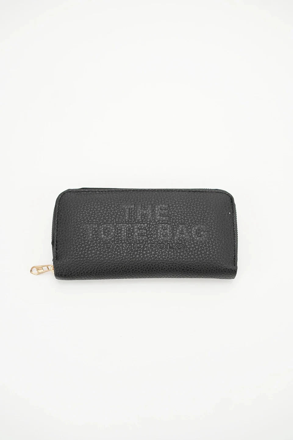 Long Black Leather Wallet