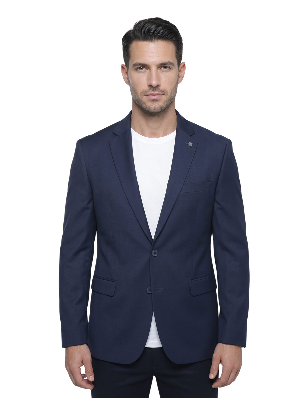 Classic Navy Tailored Blazer