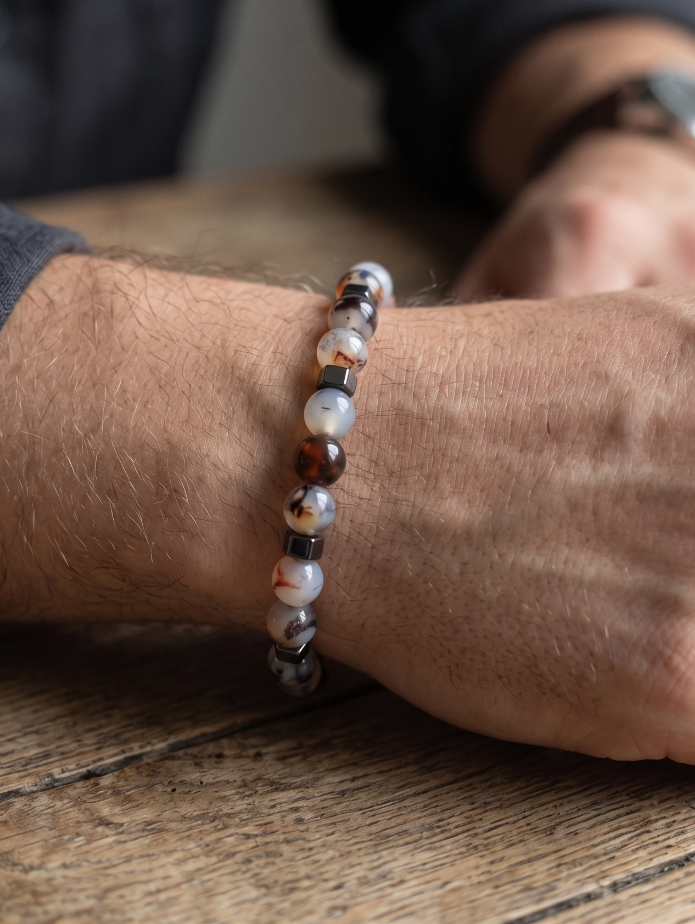 One Layer Beaded Multicolor Bracelet