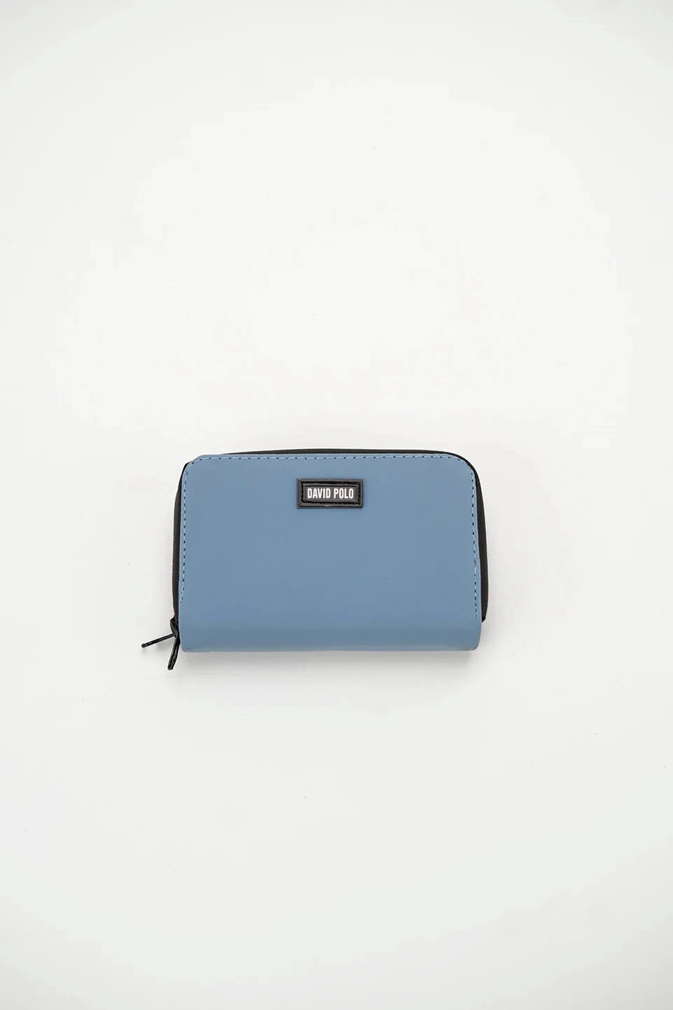 Small Blue Wallet With Two Layers