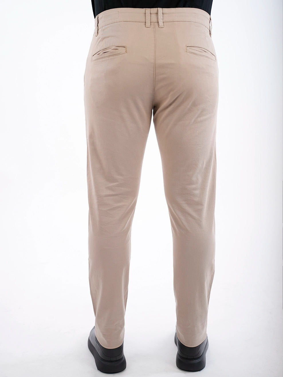 Beige Sport Chic Chino Pants