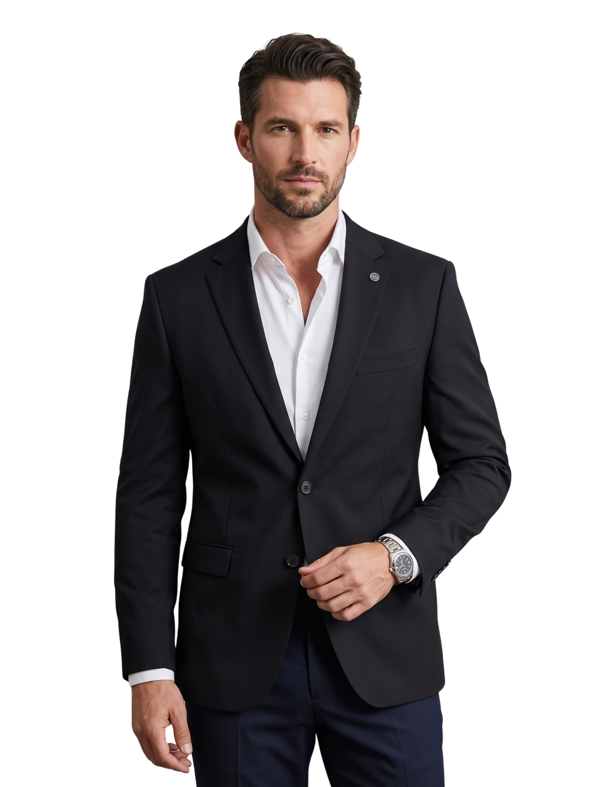 Classic Black Tailored Blazer