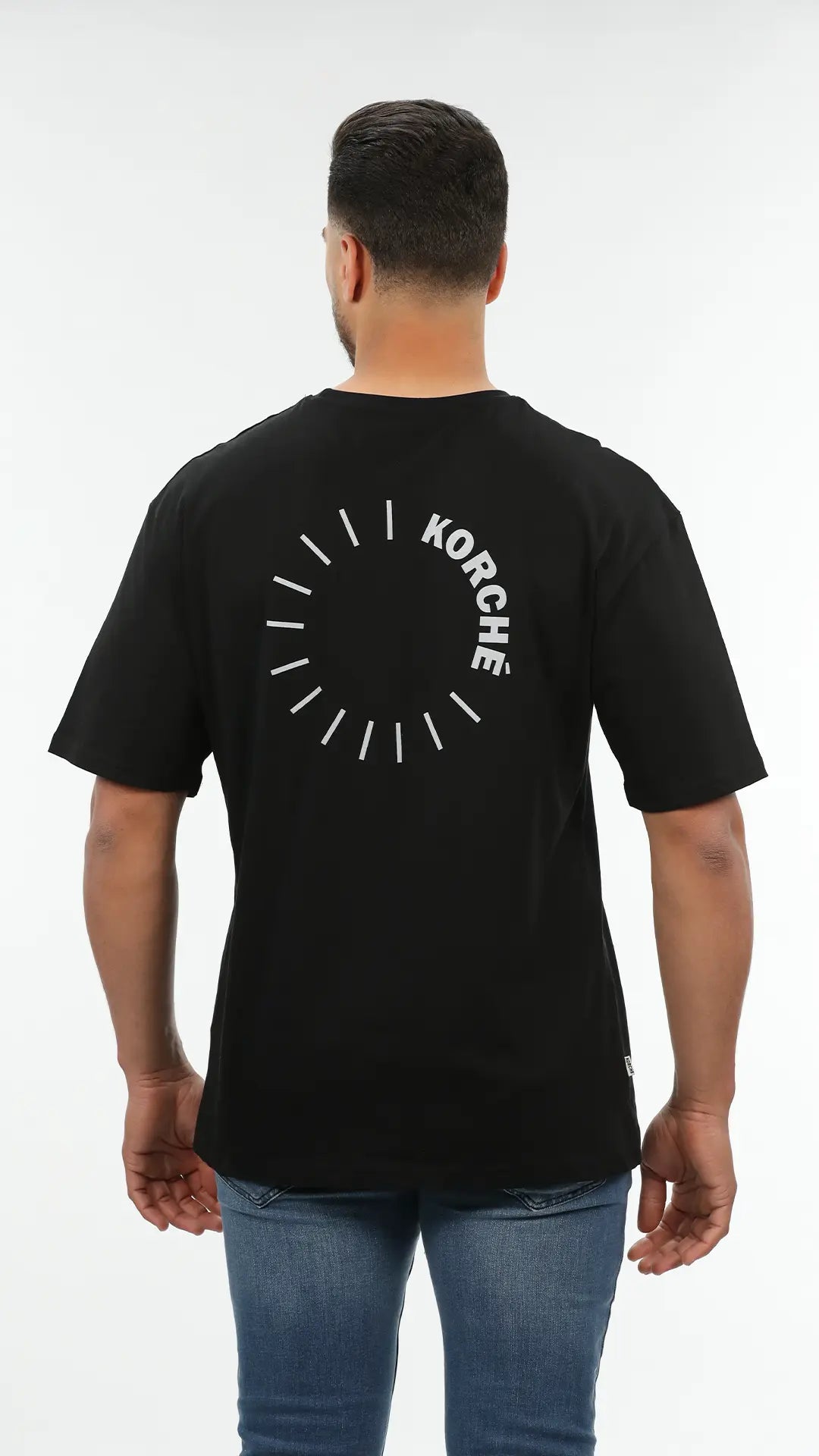 Oversized Black T-shirt With Design