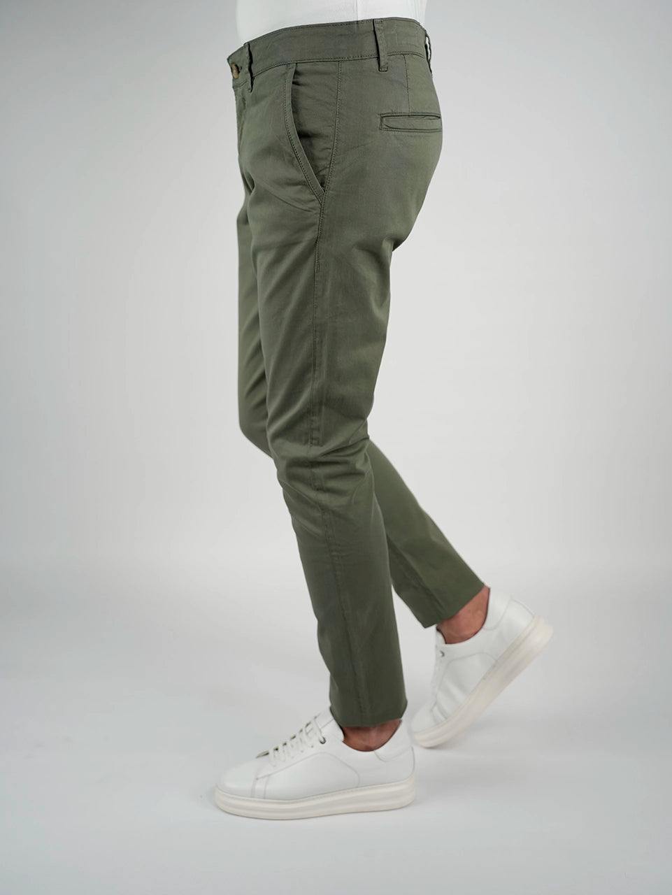 Olive Sport Chic Chino Pants