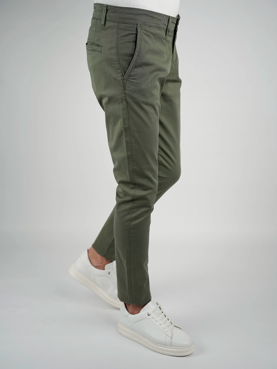 Olive Sport Chic Chino Pants