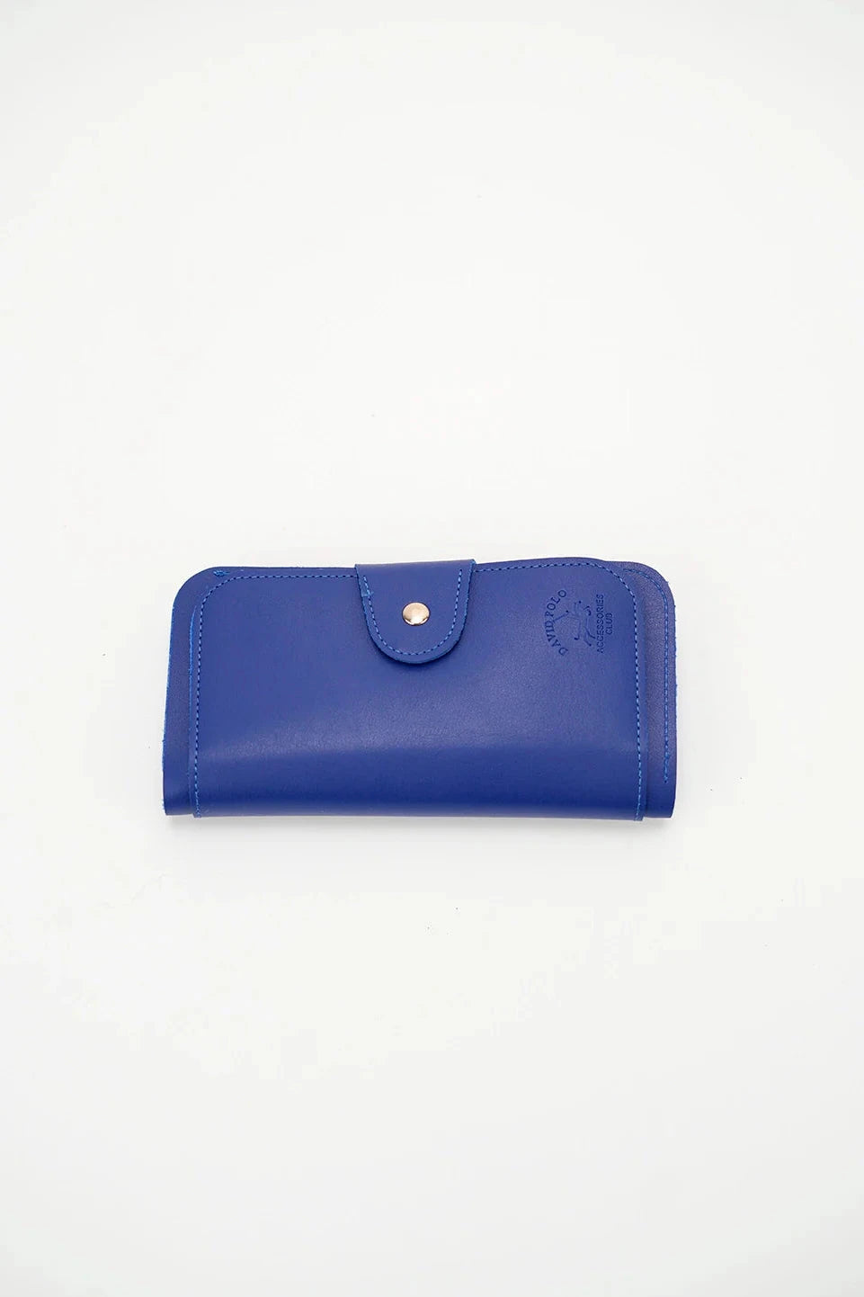 Dark Blue Large Wallet With Inside Coin Pocket