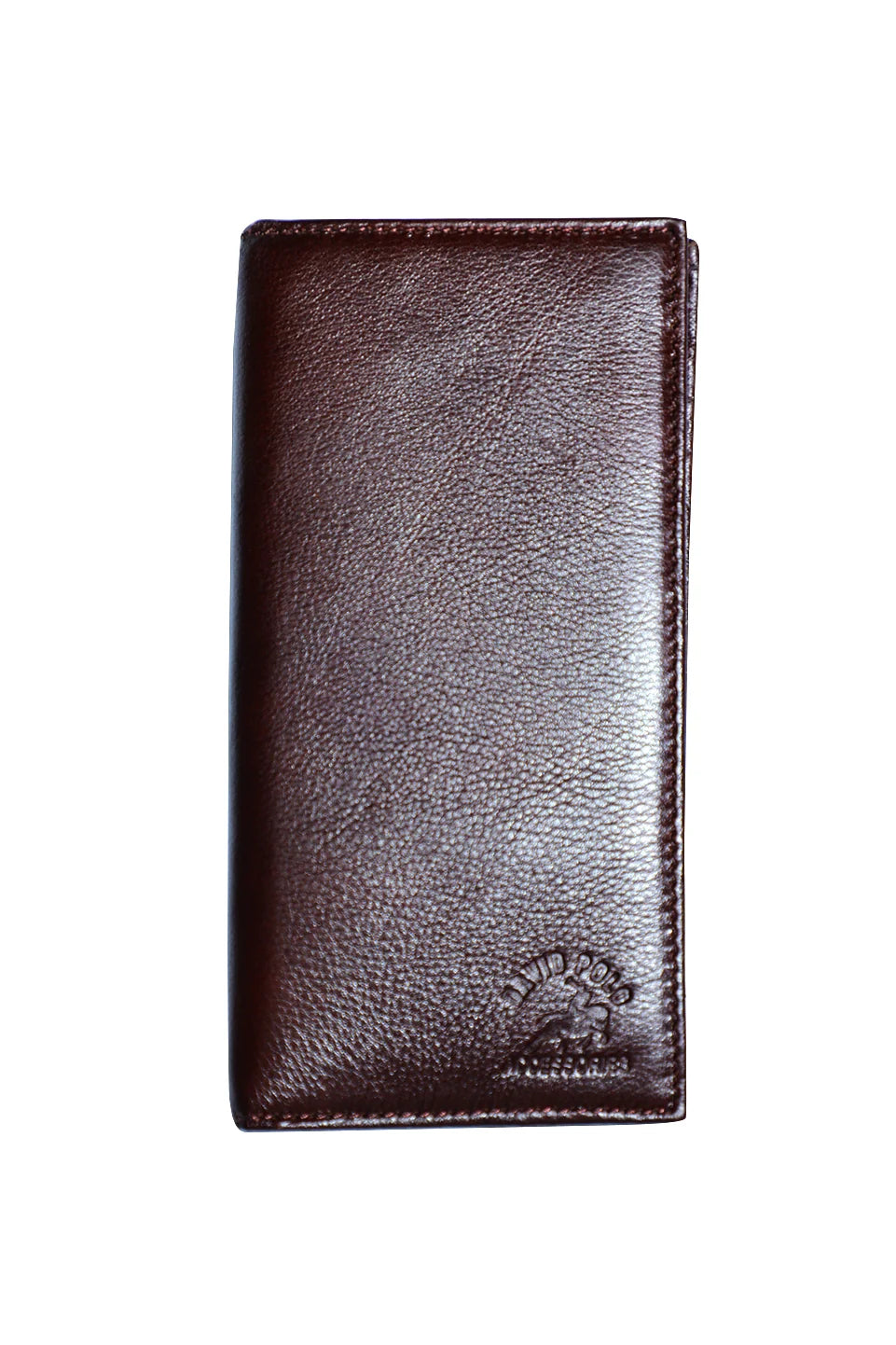 Dark Brown Designed Flip-Flop Wallet